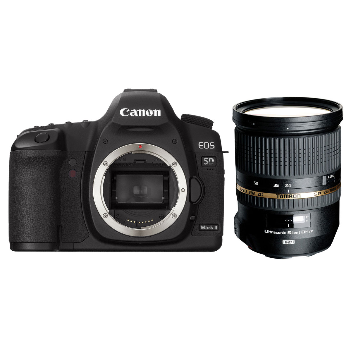 Canon 5d Mark Ii Fiche Technique Canon EOS 5D Mark II + Tamron SP 24-70 mm F/2,8 Di VC USD - Appareil
