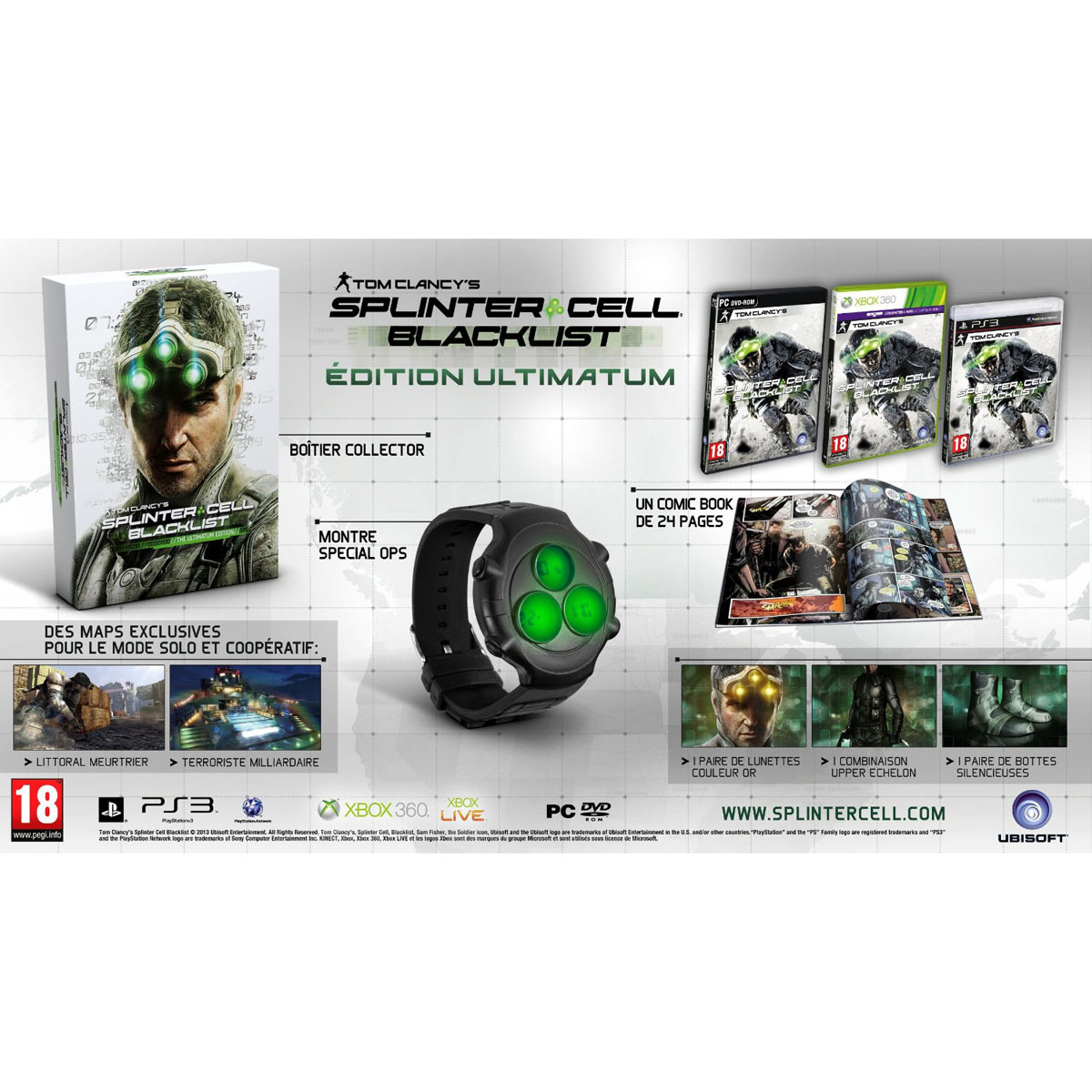Splinter Cell Blacklist Ultimatum Edition Xbox 360 Jeux Xbox 