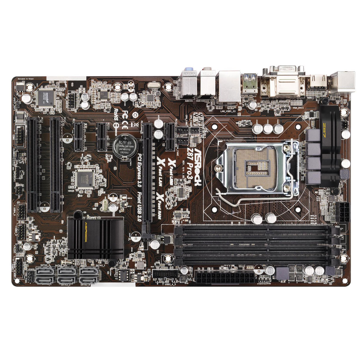 Asrock z87 pro3 не включается