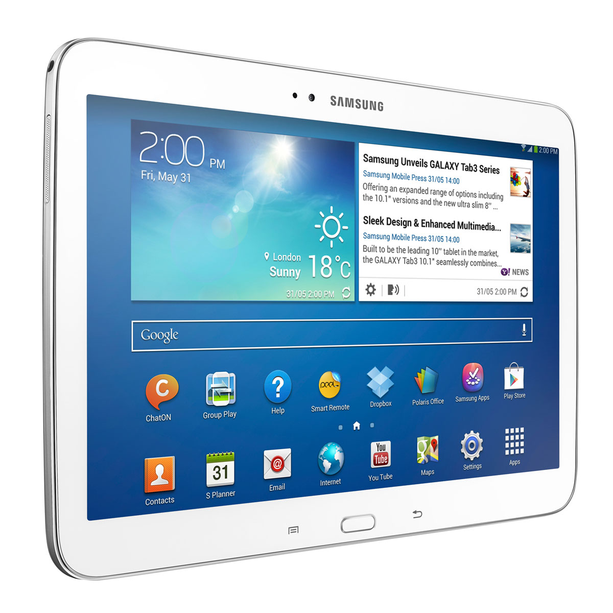 Samsung Galaxy Tab 3 10.1quot; GTP5210 16 Go Blanc  Tablette tactile Samsung sur LDLC.com