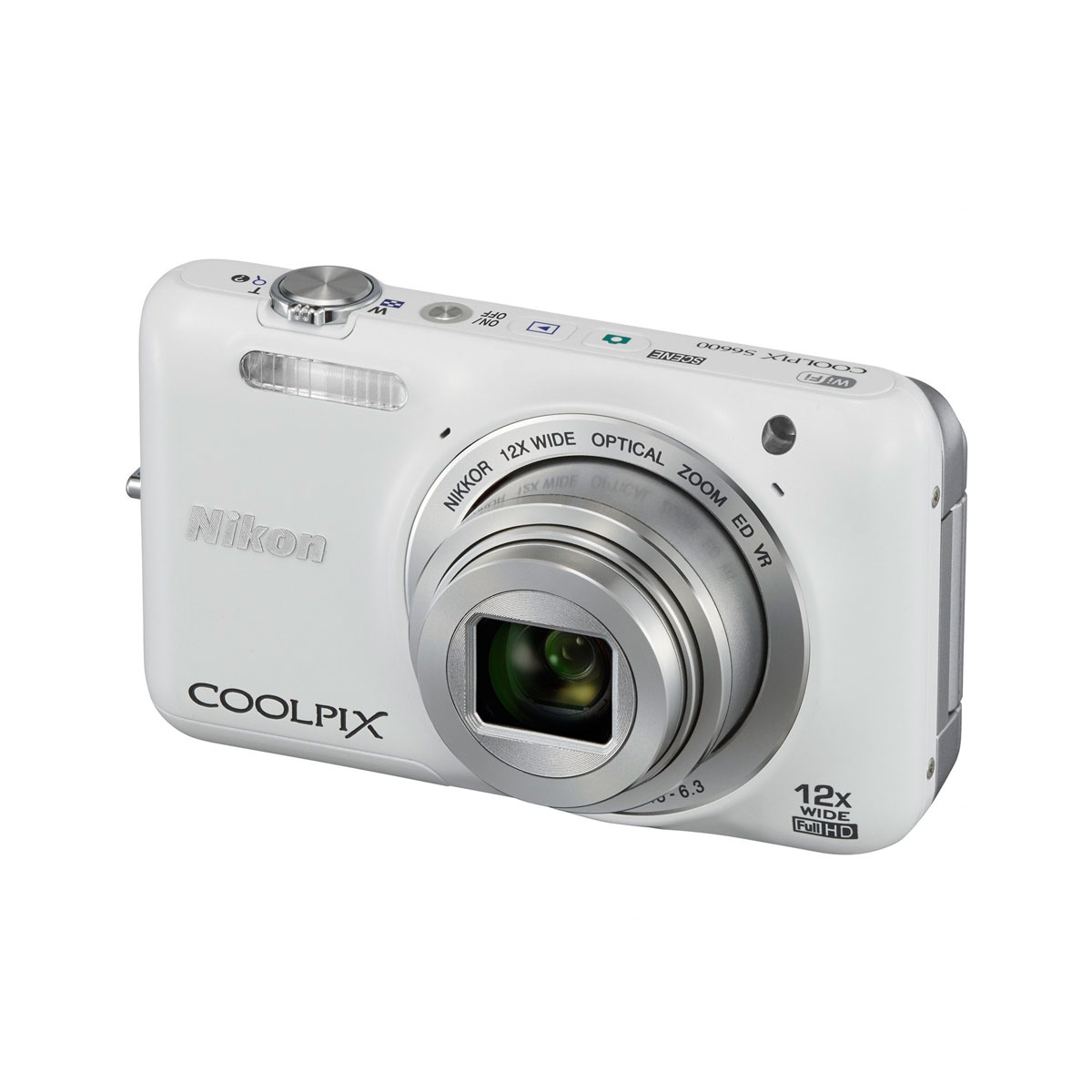 Nikon Coolpix S6600 Blanc Appareil photo numérique Nikon sur