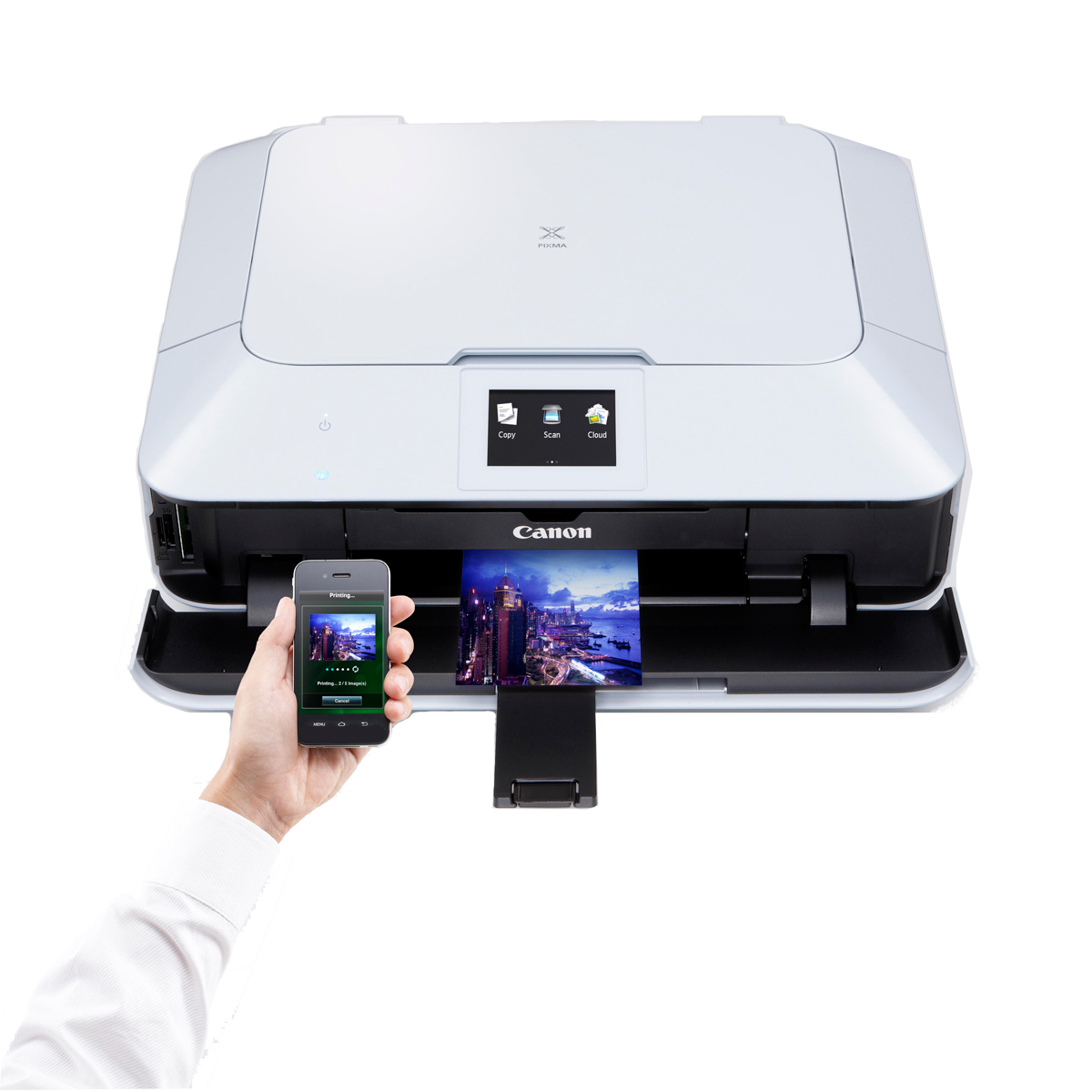 canon imprimante blanche