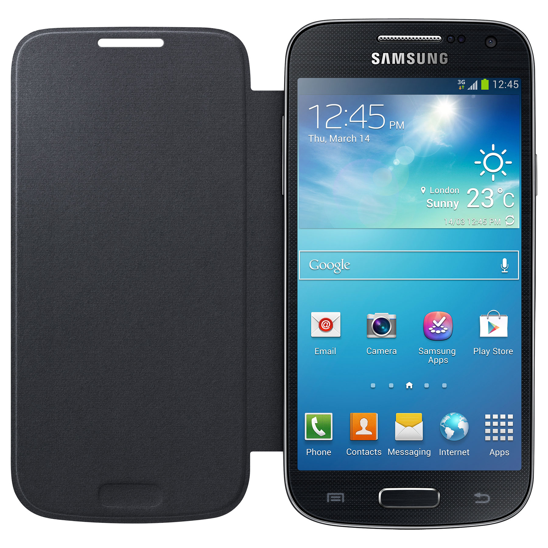 Samsung Flip Cover Noir Samsung Galaxy S4 Mini - Etui téléphone Samsung sur LDLC.com
