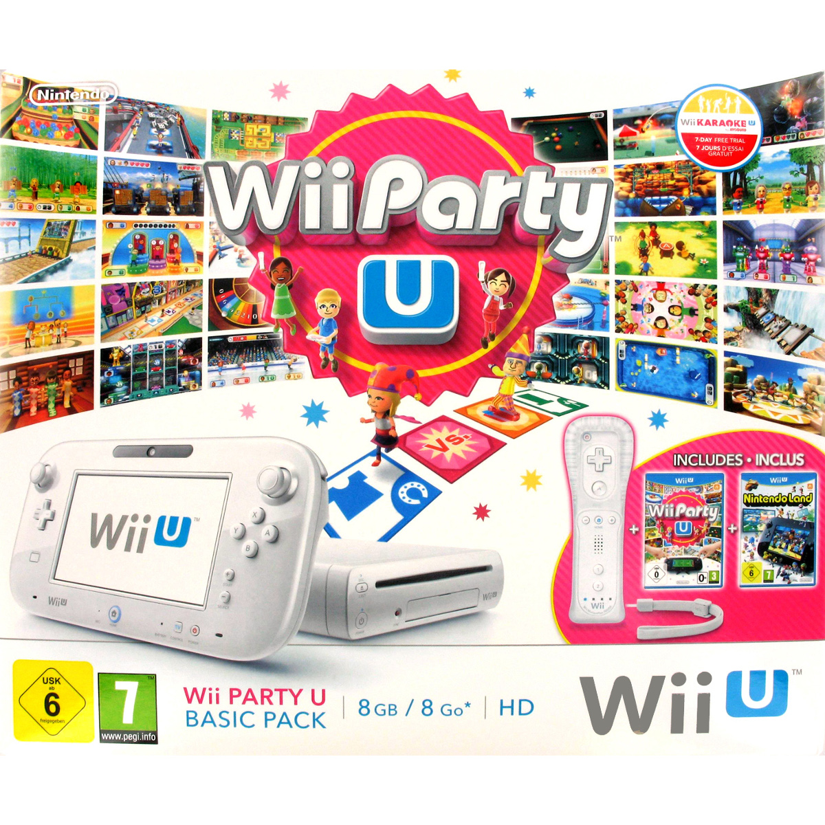Nintendo Wii U Basic Pack + Wii Party U + Nintendo Land