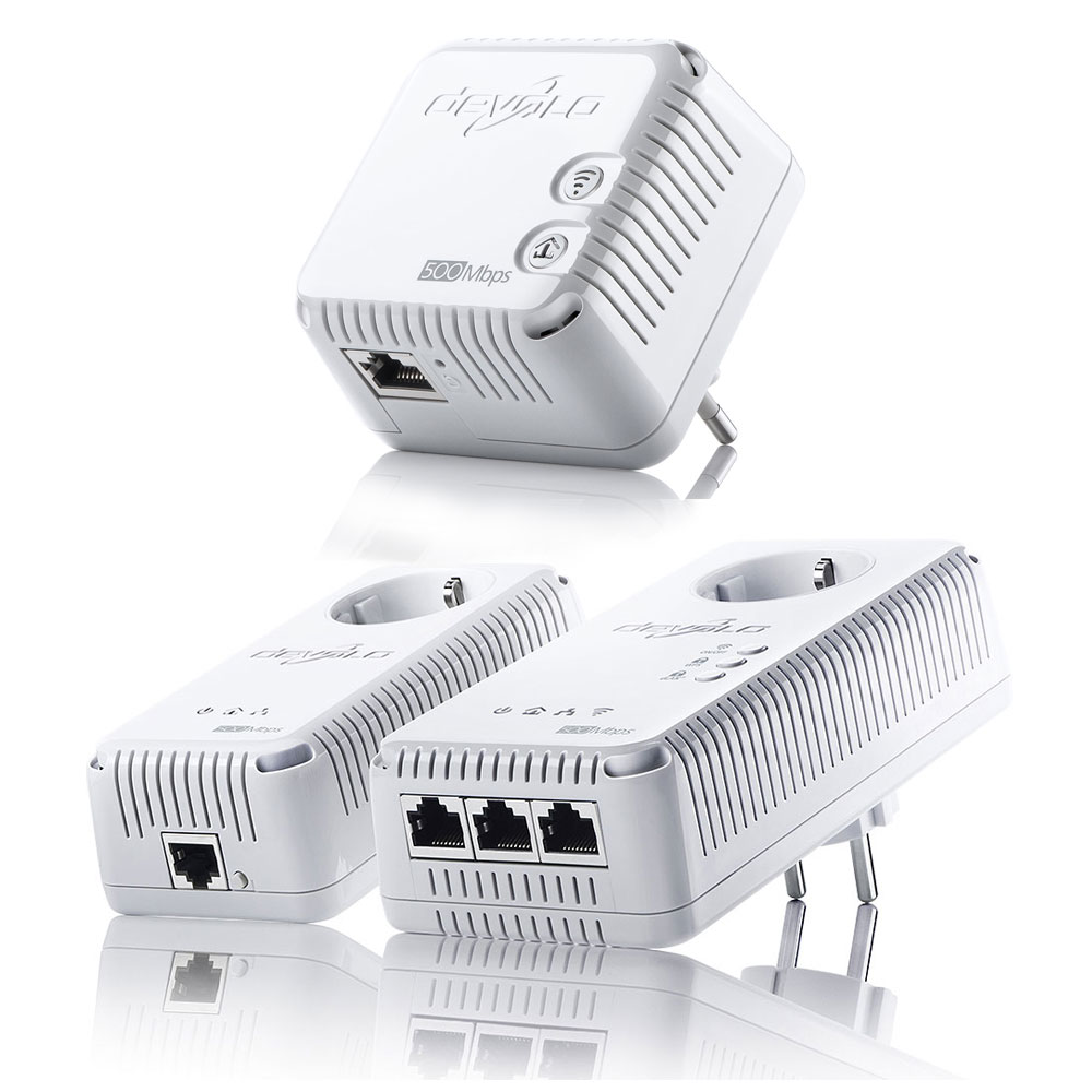 Devolo dLAN 500 AV Wireless+ Starter Kit + Devolo dLAN 500 Wi-Fi - CPL
