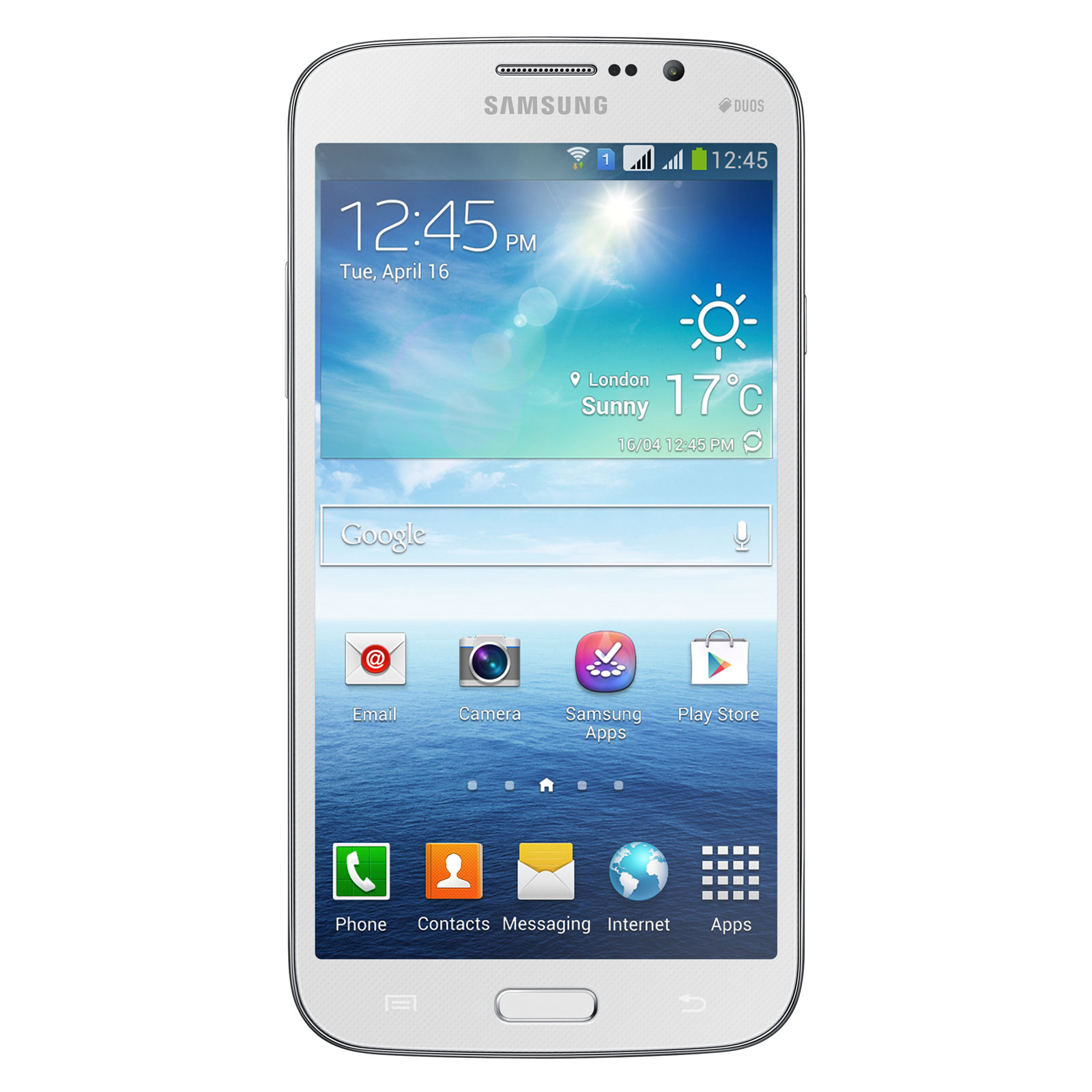 Samsung Galaxy Mega Duos GT-I9152 Blanc - Mobile