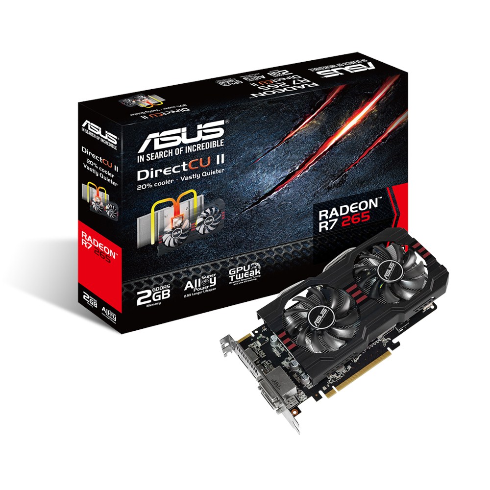 Asus r7 265 разгон