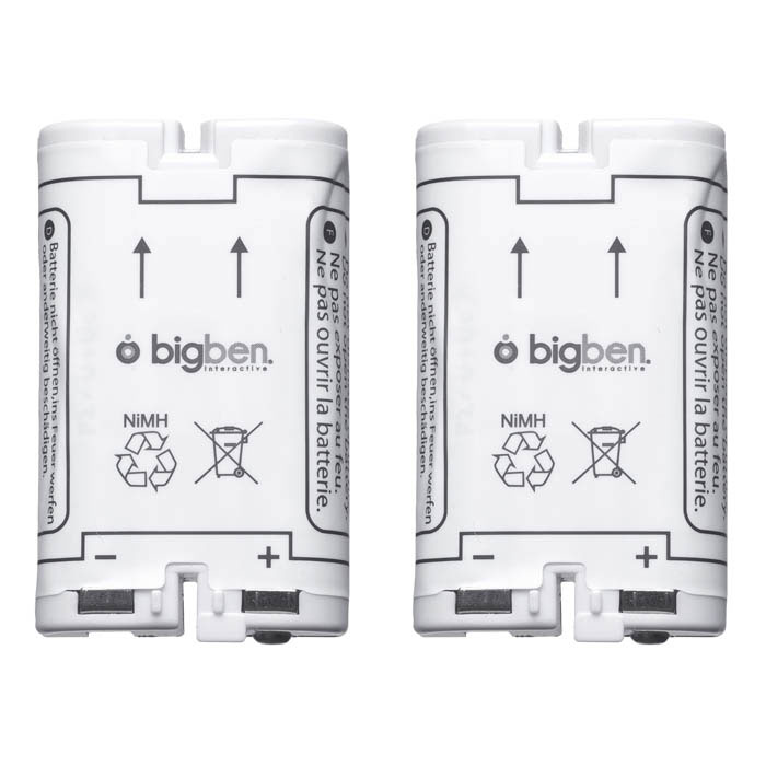 Bigben Dual Battery Kit (Wii/Wii U) Accessoires Wii Bigben