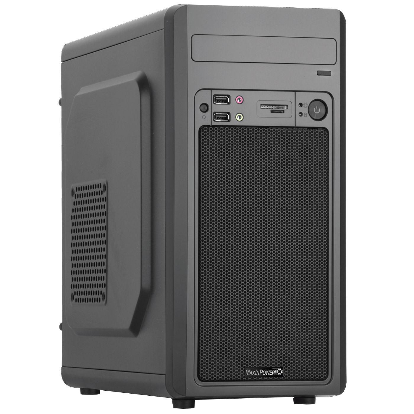 MaxInPower Black Aero BM1084CAL0 - Boîtier PC MIP international sur ...