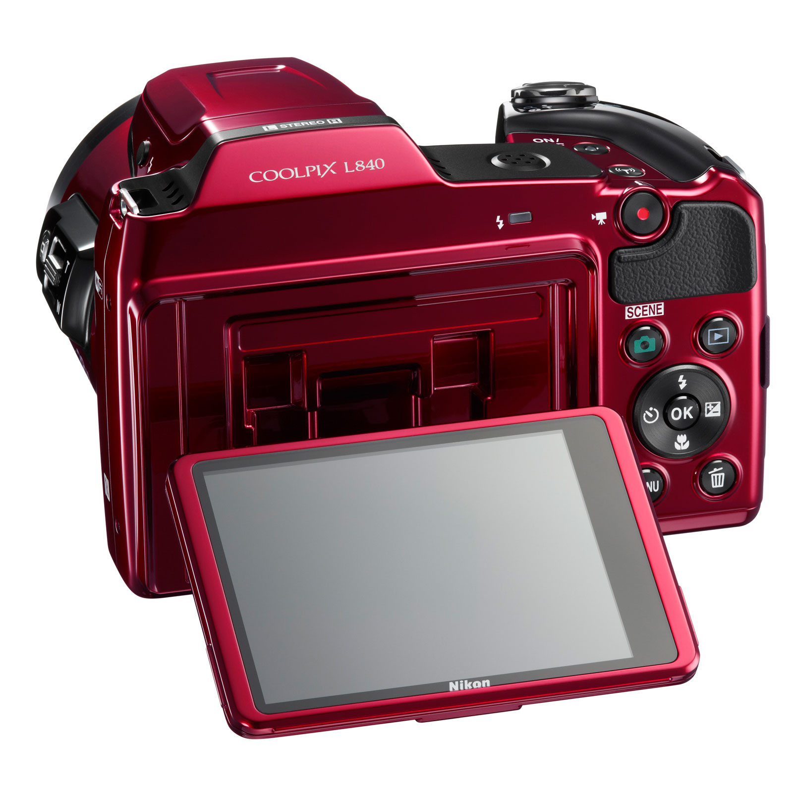 Nikon Coolpix L840 Rouge Appareil photo numérique Nikon sur