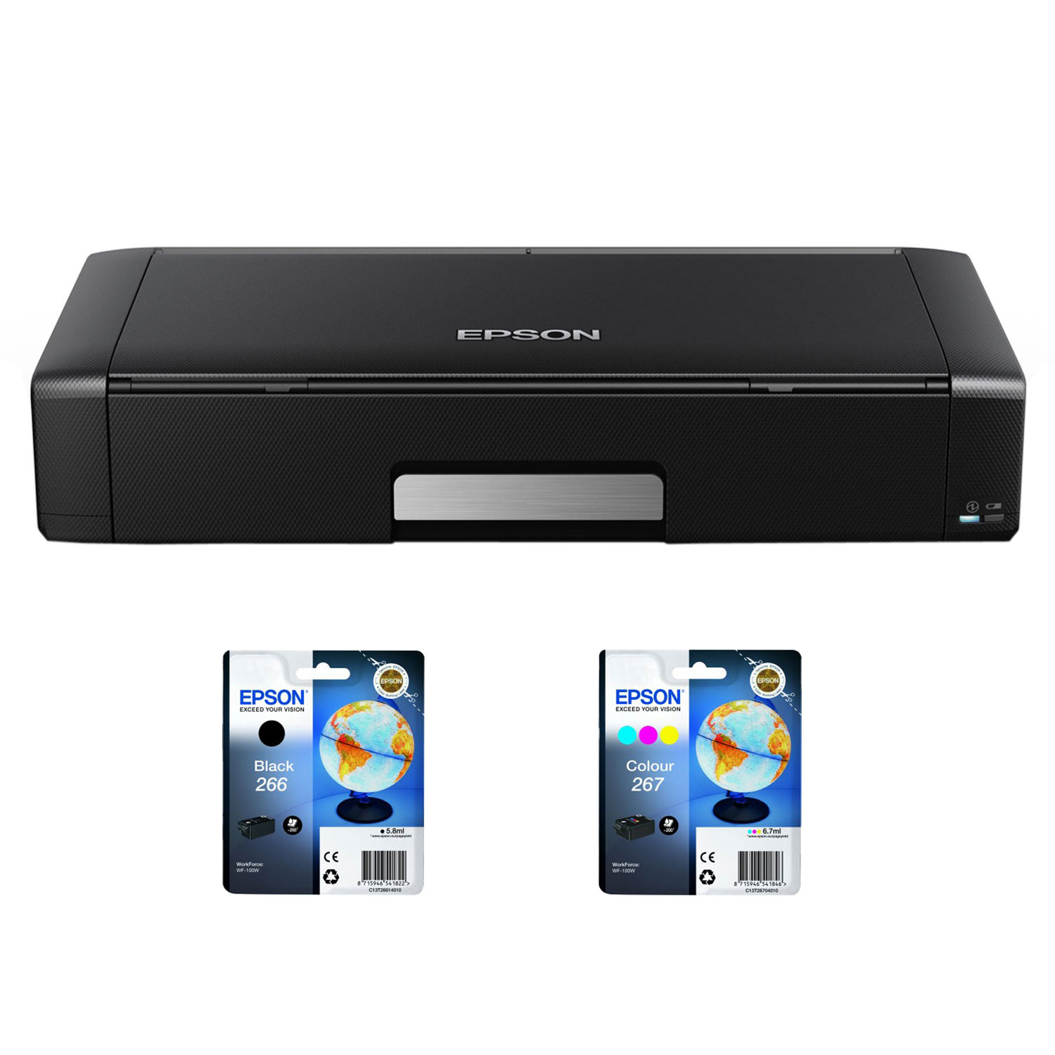  Epson  WF  100W Epson  266 Epson  267 EPSON  WF  100 