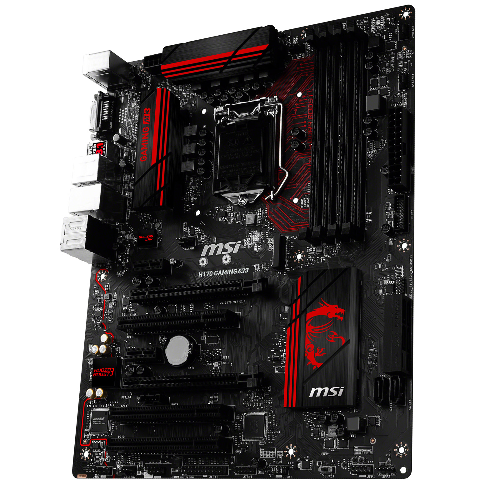 Msi h170 gaming m3 обзор