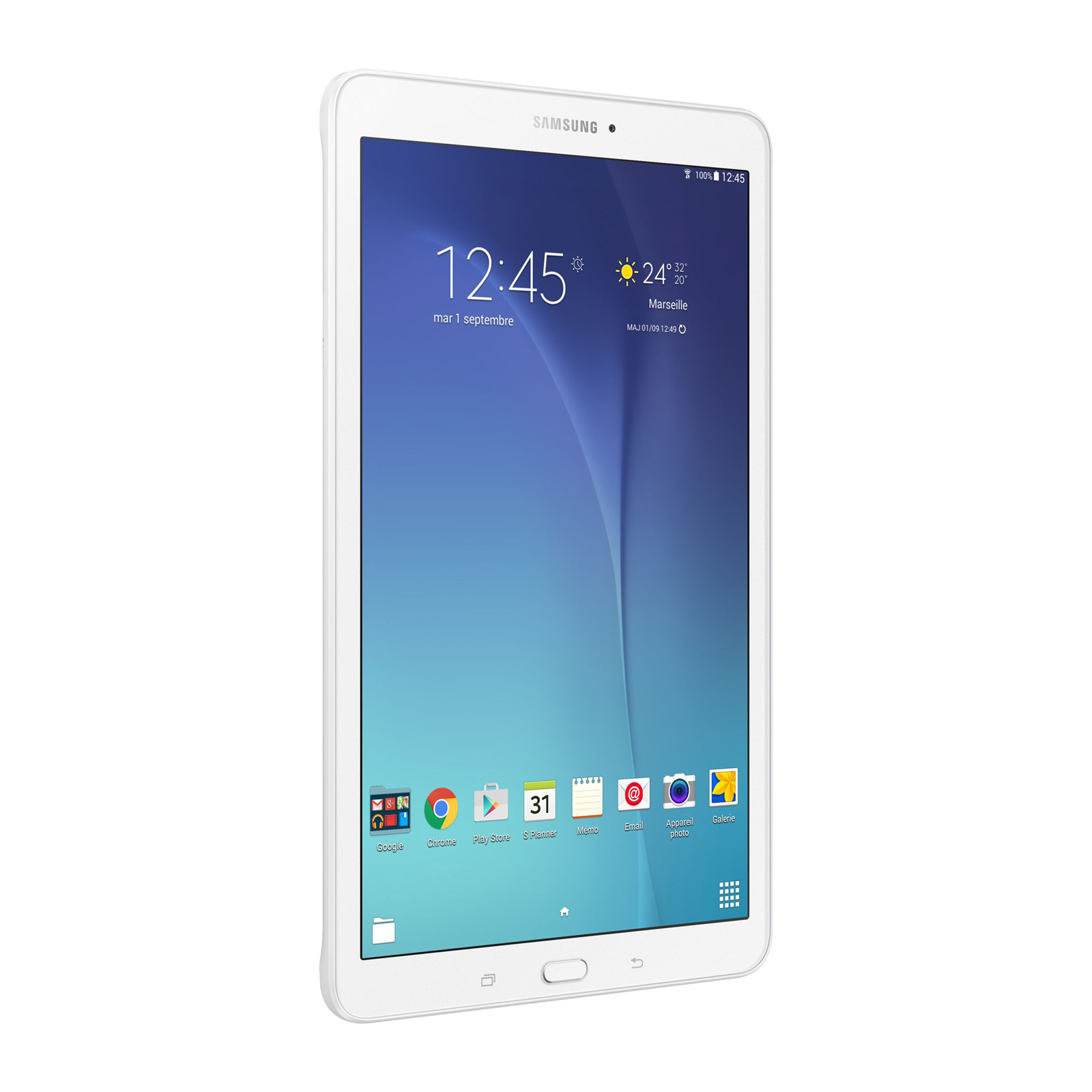 Samsung Galaxy Tab E 9.6quot; SMT560 8 Go Blanc  Tablette tactile Samsung sur LDLC.com
