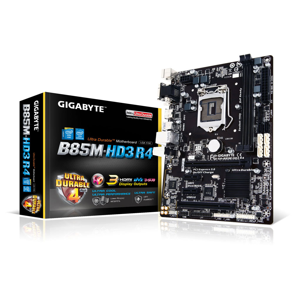 Gigabyte ga b85m hd3 не запускается