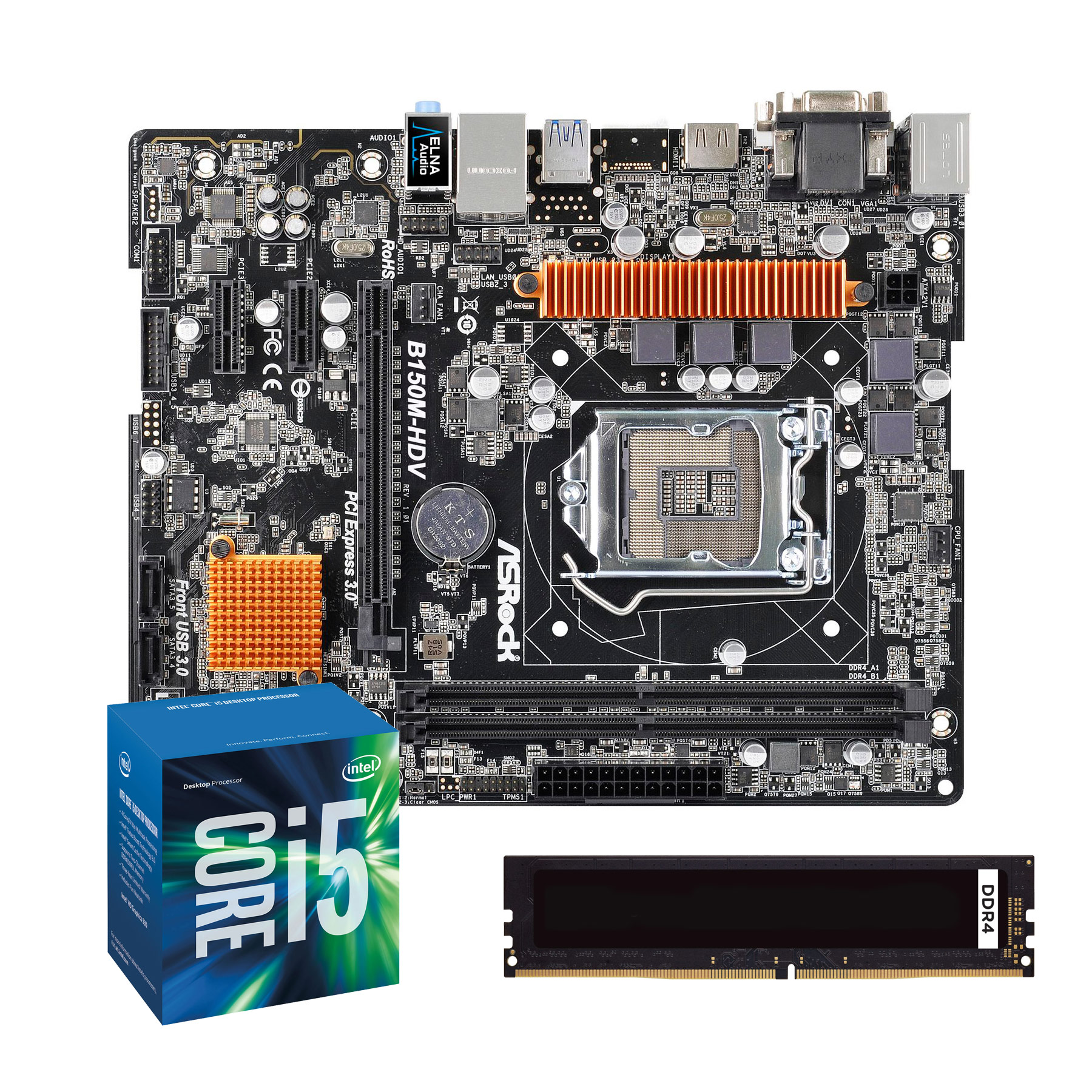Kit Upgrade PC Core i5 ASRock B150MHDV 4 Go (KIT UPG ASROCK B150 DDR4