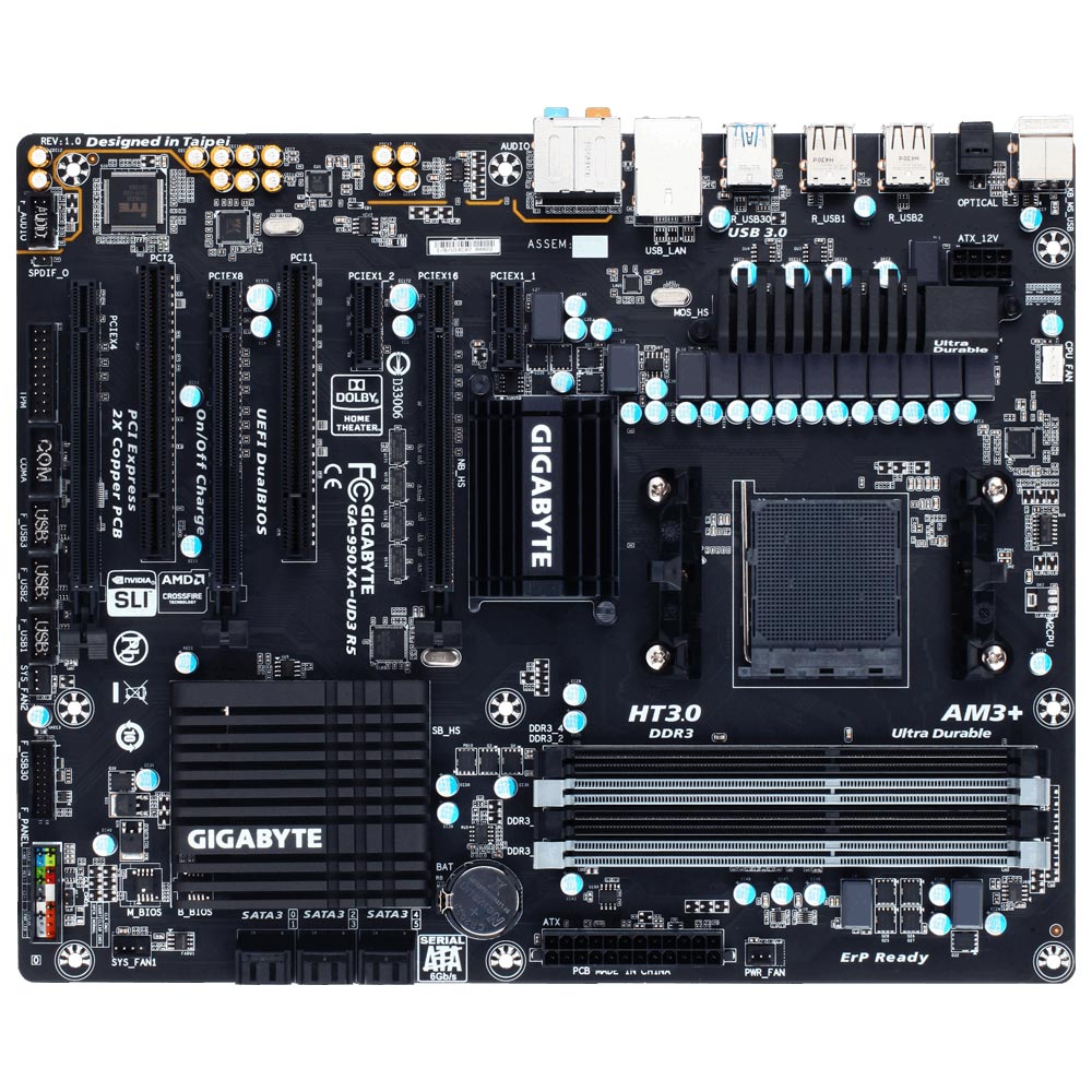 Gigabyte ga 990xa ud3 обзор