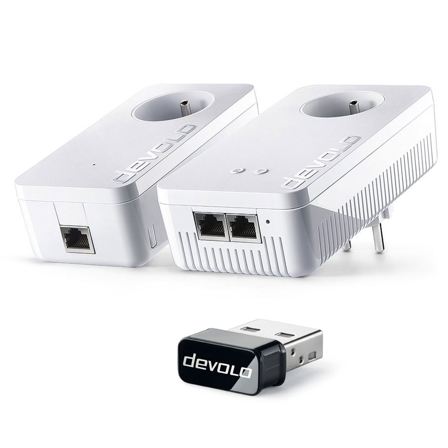 Devolo Wifi Stick Ac Treiber Windows 10 Devolo dLAN 1200+ Wi-Fi AC Starter Kit + Devolo WiFi Stick ac - CPL
