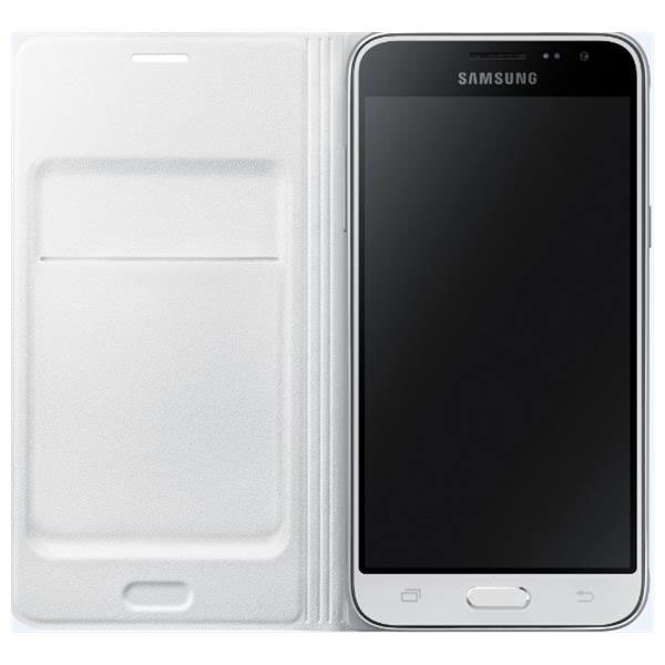 Samsung Flip Wallet Blanc Samsung Galaxy J1 2016  Etui téléphone Samsung sur LDLC.com