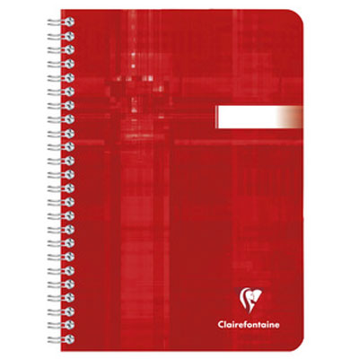 Clairefontaine Cahier Metric Spirale 180 Pages A5 Ligne Rouge c Achat Cahier Clairefontaine Pour Professionnels Sur Ldlc Pro