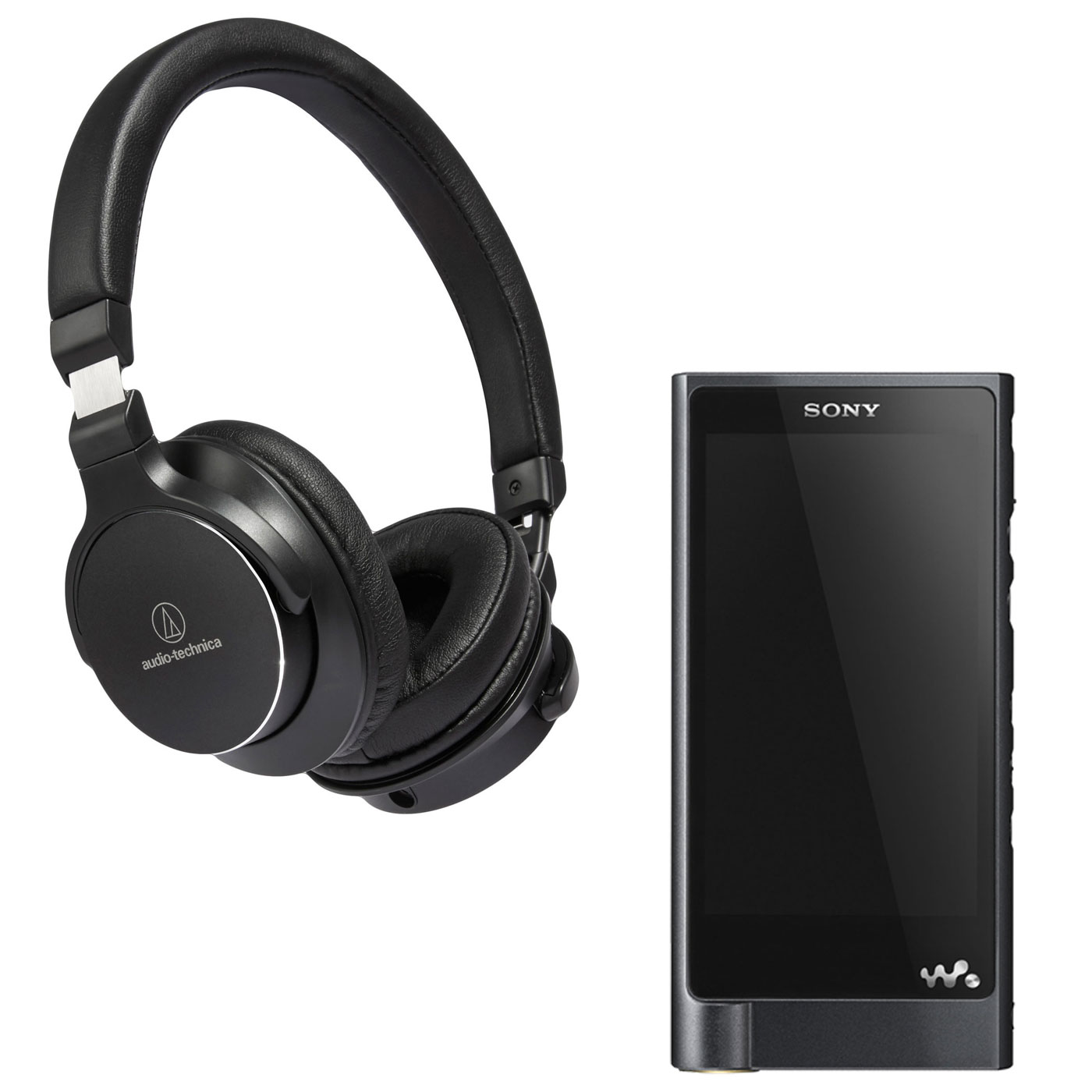 Sony NWZX2 + AudioTechnica ATHSR5 Noir Lecteur MP3
