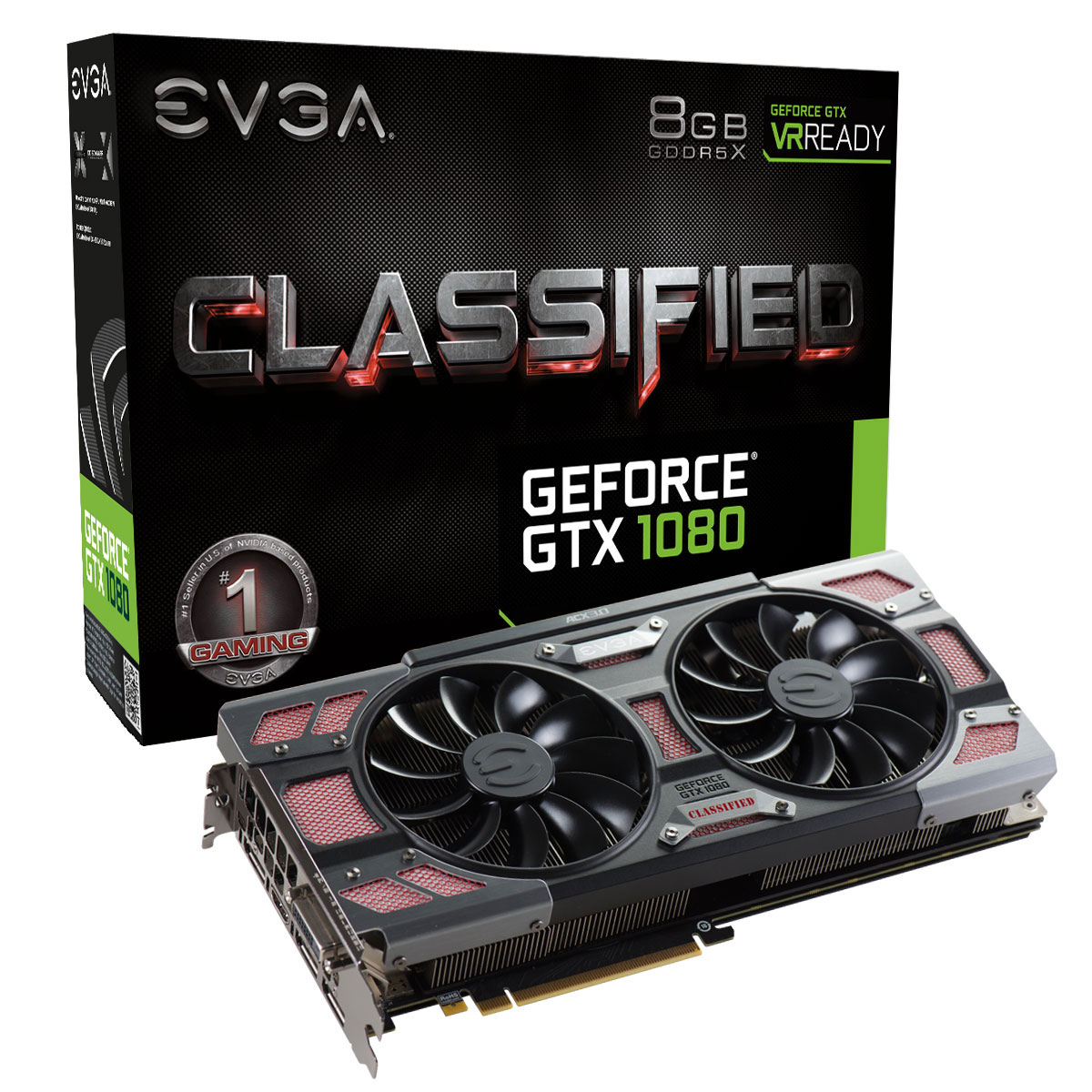 EVGA GeForce GTX 1080 CLASSIFIED 8 Go Carte graphique EVGA sur