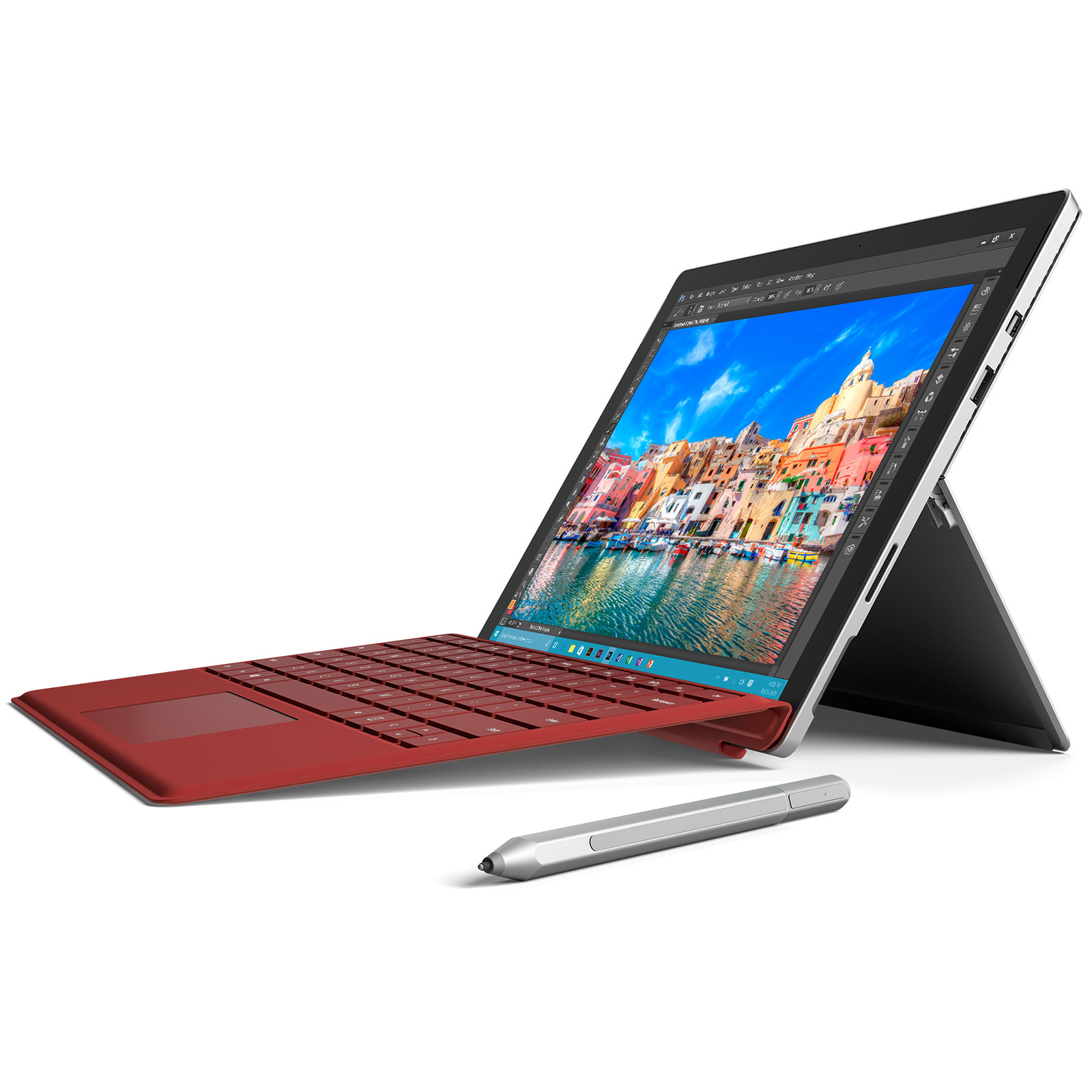 Microsoft Type Cover Surface Pro 4 Rouge Accessoires PC portable