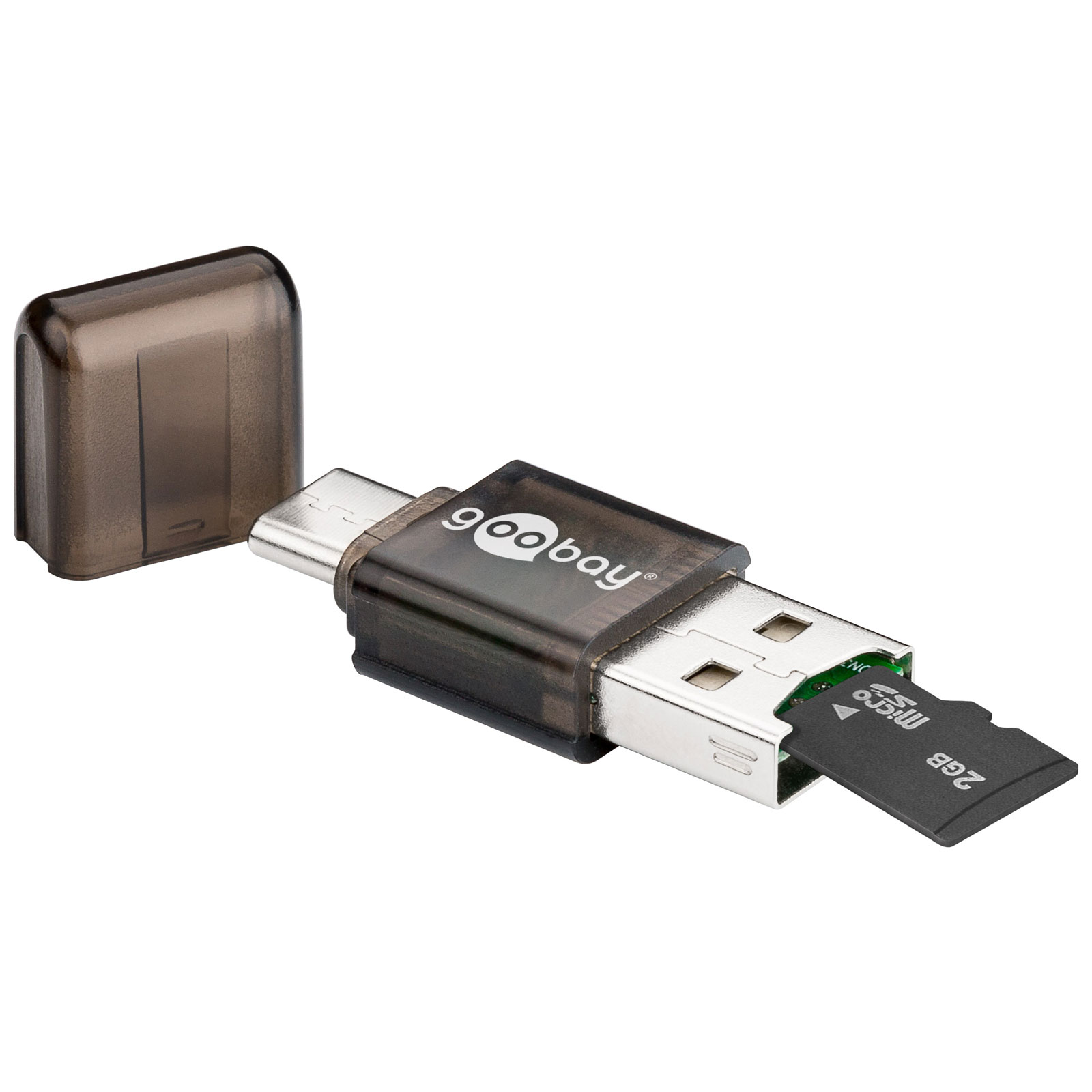 Goobay Lecteur de cartes sur USB C USB 2 0 Lecteur Goobay Lecteur de cartes sur USB C USB 2 0 Lecteur