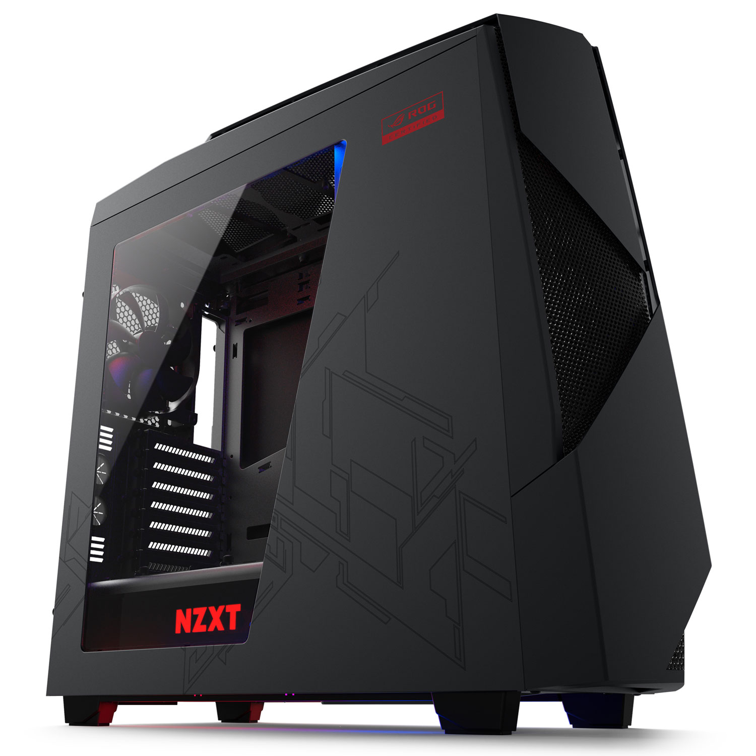 Nzxt Noctis 450 Rog Republic Of Gamers Limited Edition Boîtier Pc