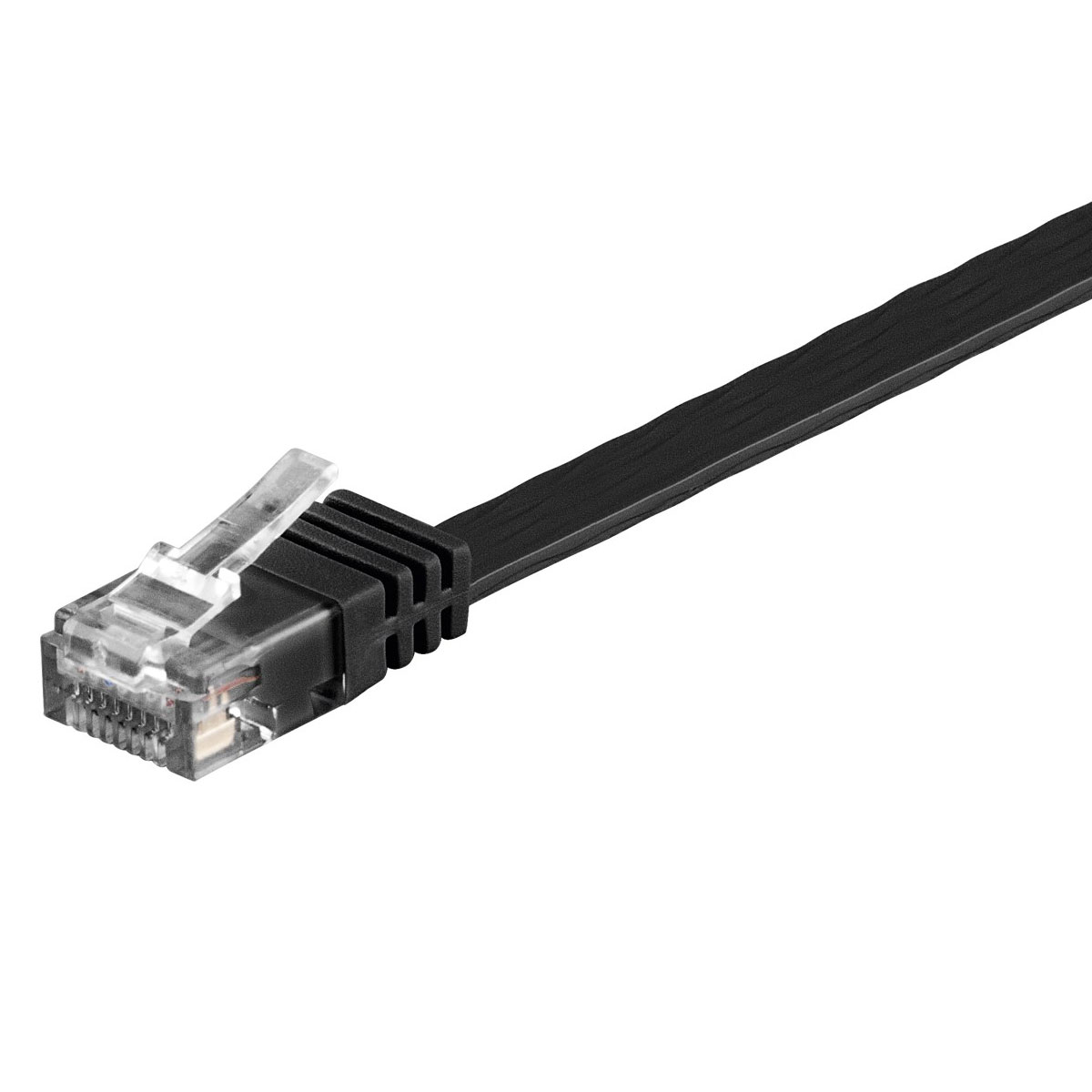 Câble RJ45 plat catégorie 6 U/UTP 5 m (Noir) (N/A) Achat Câbles RJ45