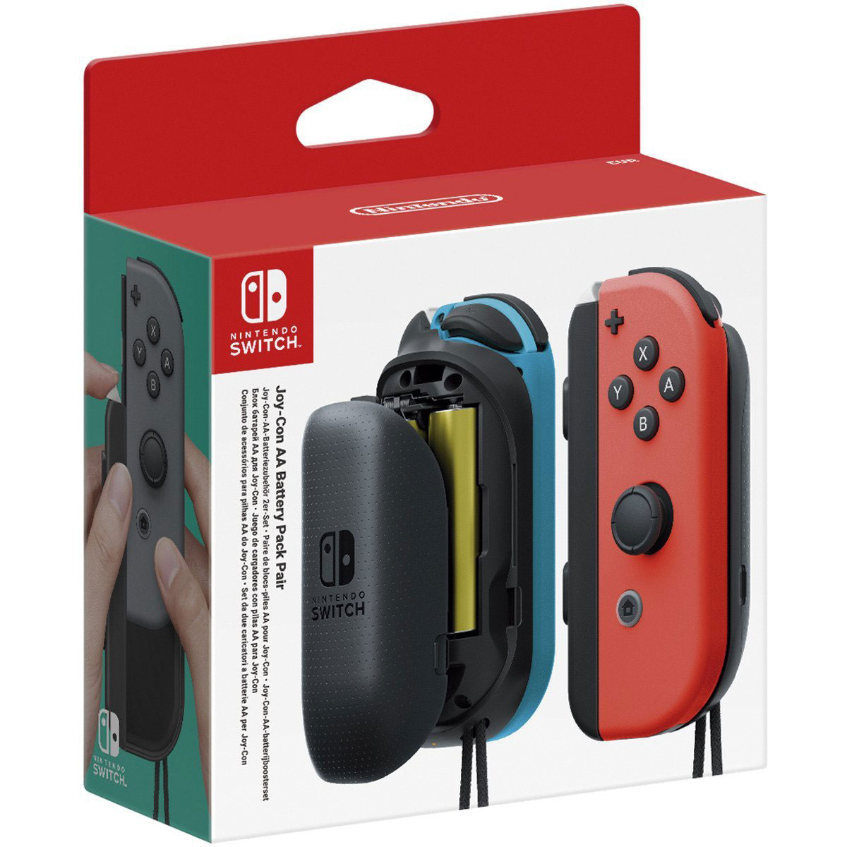 Nintendo Switch Paire De Blocs De Piles Aa - Accessoires Nintendo 