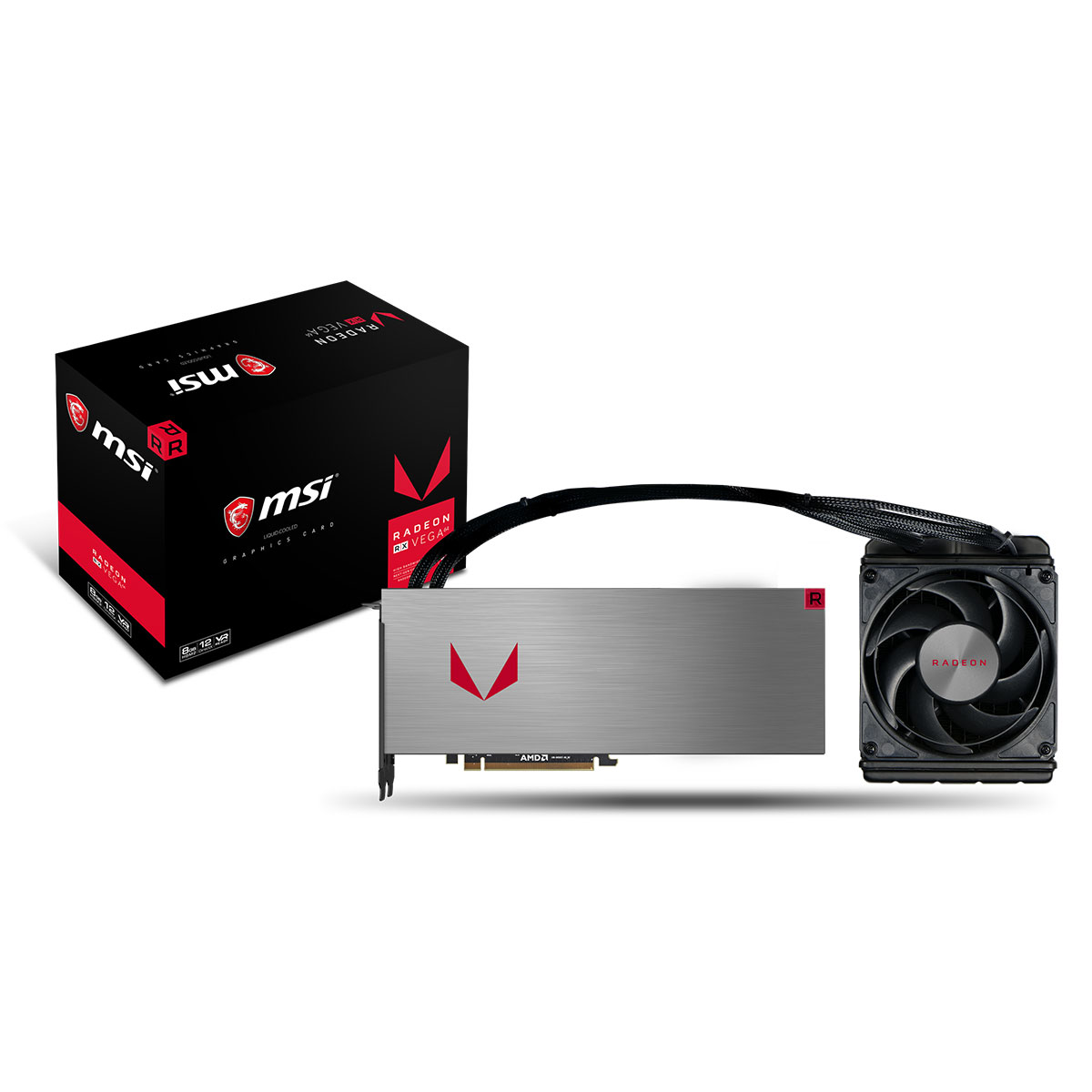 Msi Radeon Rx Vega 64 Wave 8g Radeon Rx Vega 64 Wave 8g Achat Carte Graphique Msi Pour