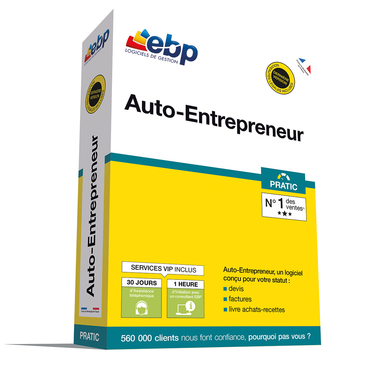 EBP Auto-Entrepreneur Pratic 2018   Services VIP - Logiciel ...