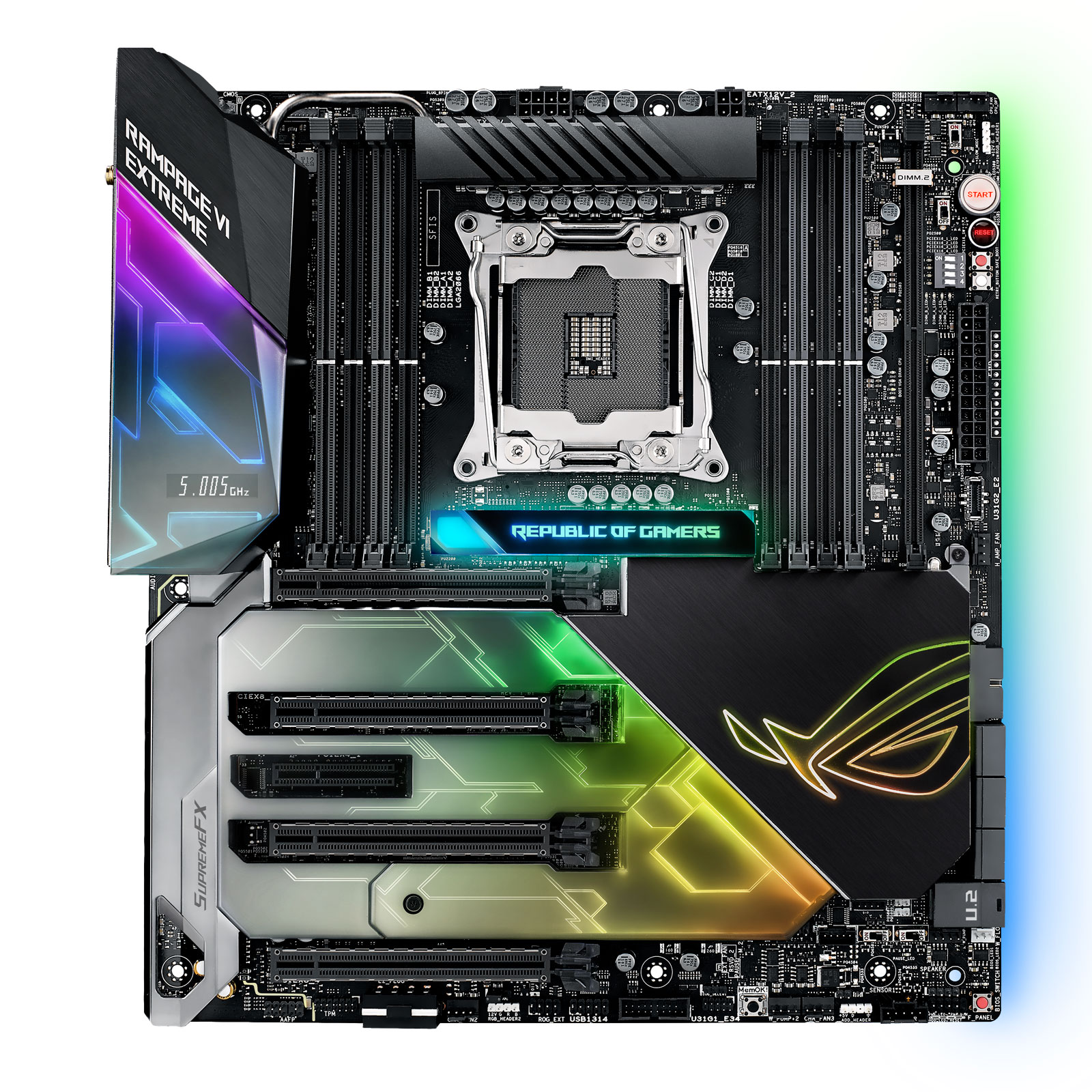 ASUS ROG RAMPAGE VI EXTREME (90MB0U30-M0EAY0 ) - Achat Carte mÃ¨re ASUS