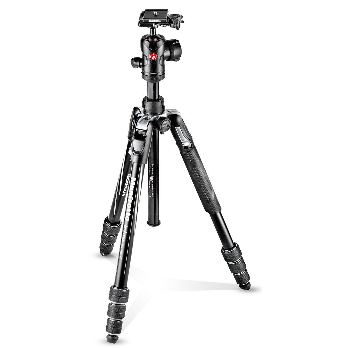 Manfrotto Trépied Element MII Aluminium 4 Sections - Noir
