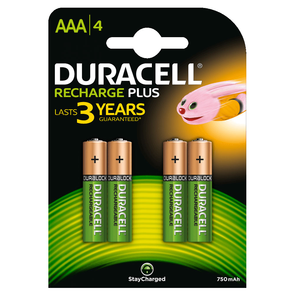 Duracell Recharge Aaa 750 Mah Par 4 5000394090231 Achat Pile And Accu Duracell Pour 8669