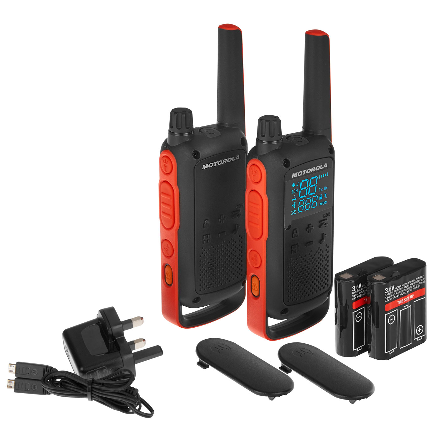 Motorola TALKABOUT T82 Twin Pack (B8P00811EDRMAW) Achat TalkieWalkie