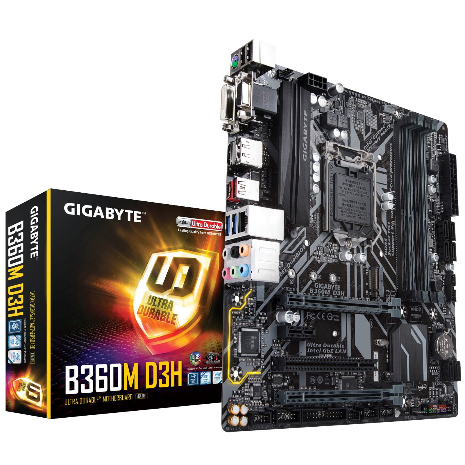 Gigabyte b360m d3h обзор