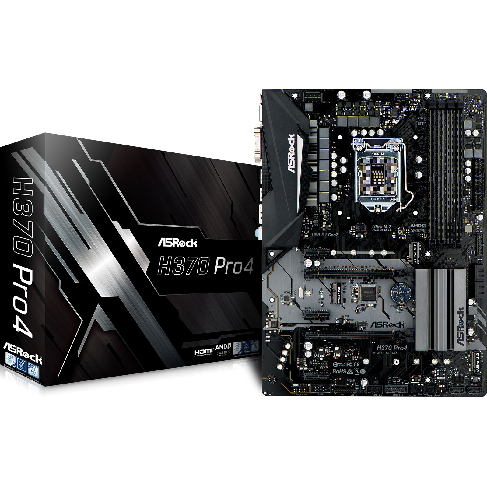 Asrock h370 pro4 обзор