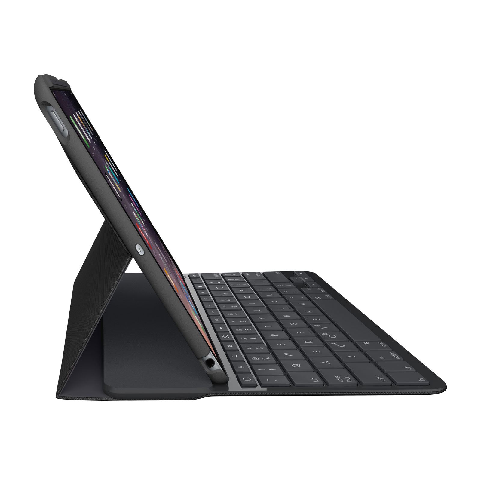 Logitech Slim Folio Carbon Black (iPad 5ème Génération) Etui tablette