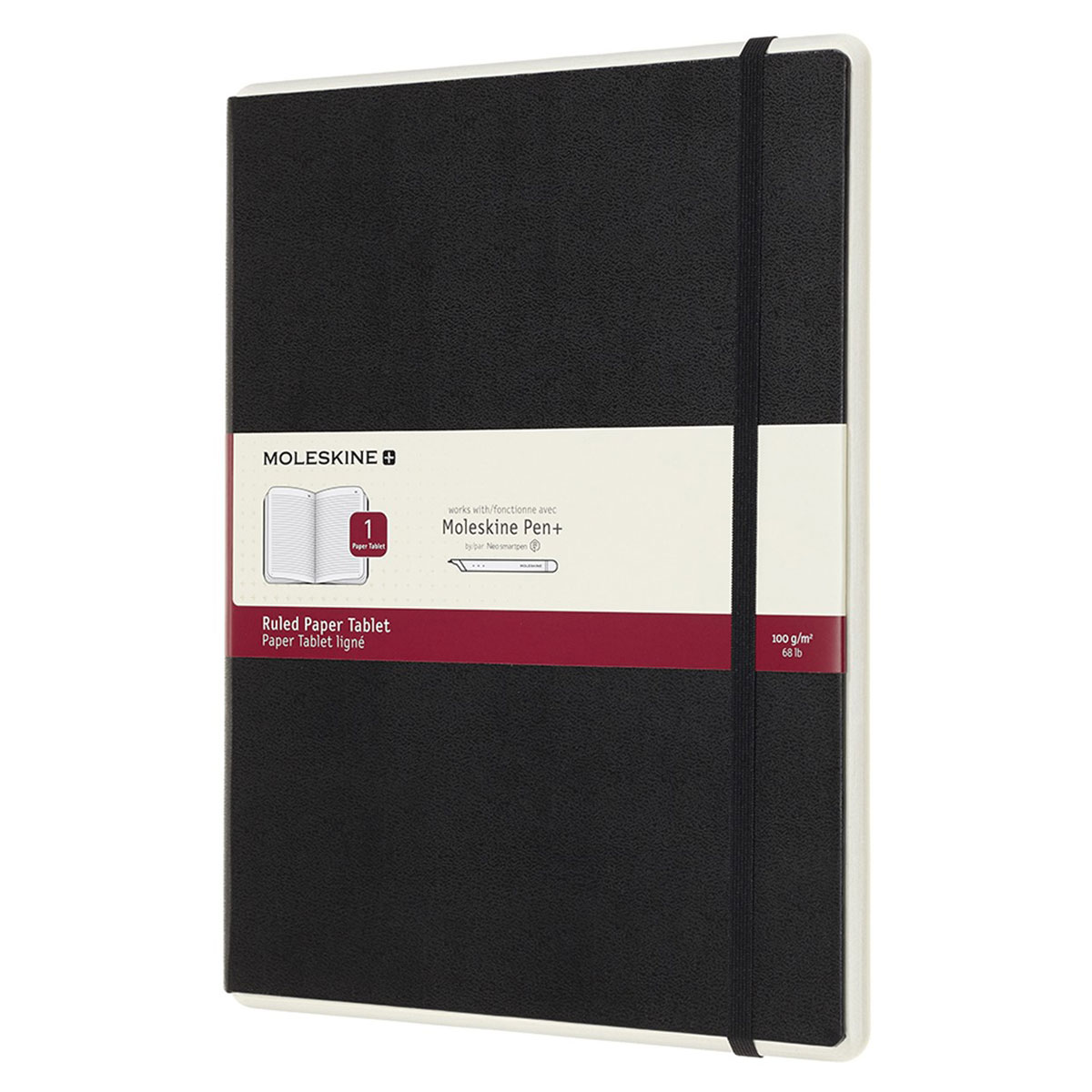 Moleskine Paper Tablet Hardcover XL Ruled Noir (8058341714843) Achat