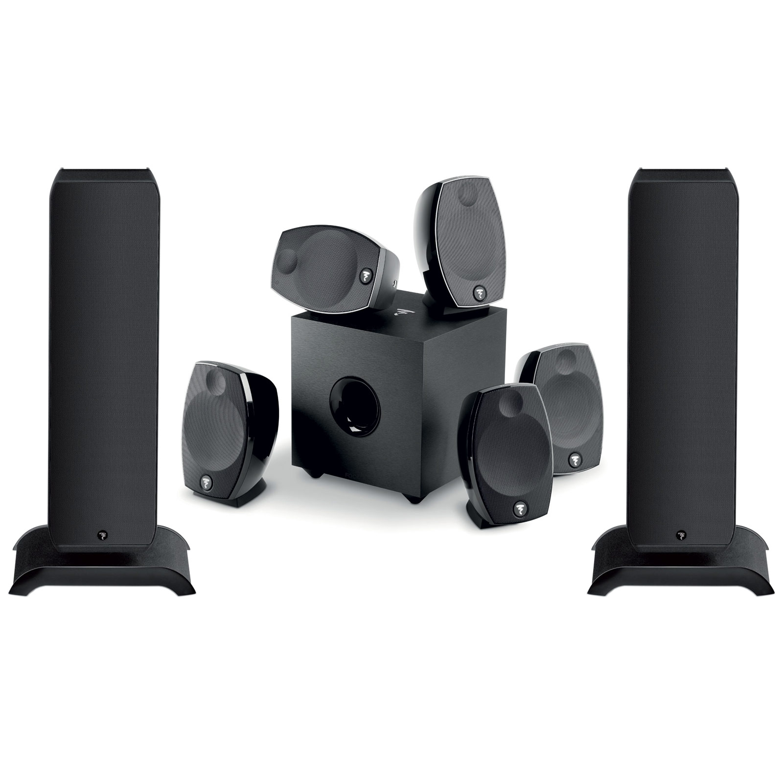 Focal Sib Evo 5 1 Sib XL Jet Black par Paire FOCAL SIB EVO 5 1 2 