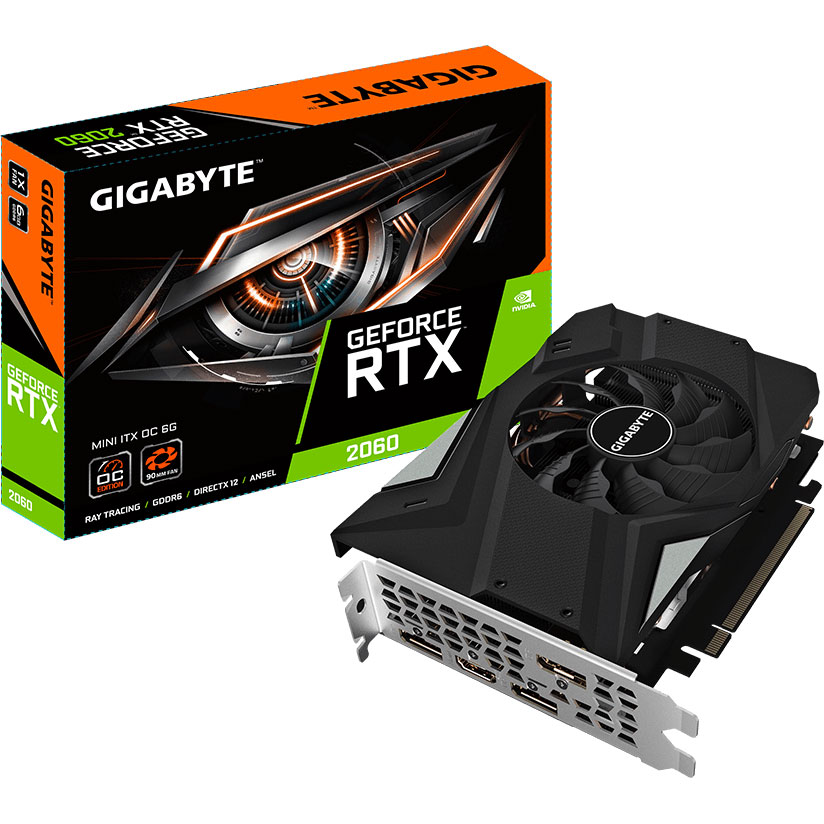 Gigabyte GeForce RTX 2060 MINI ITX OC 6G (GV-N2060IXOC-6GD) - Achat ...