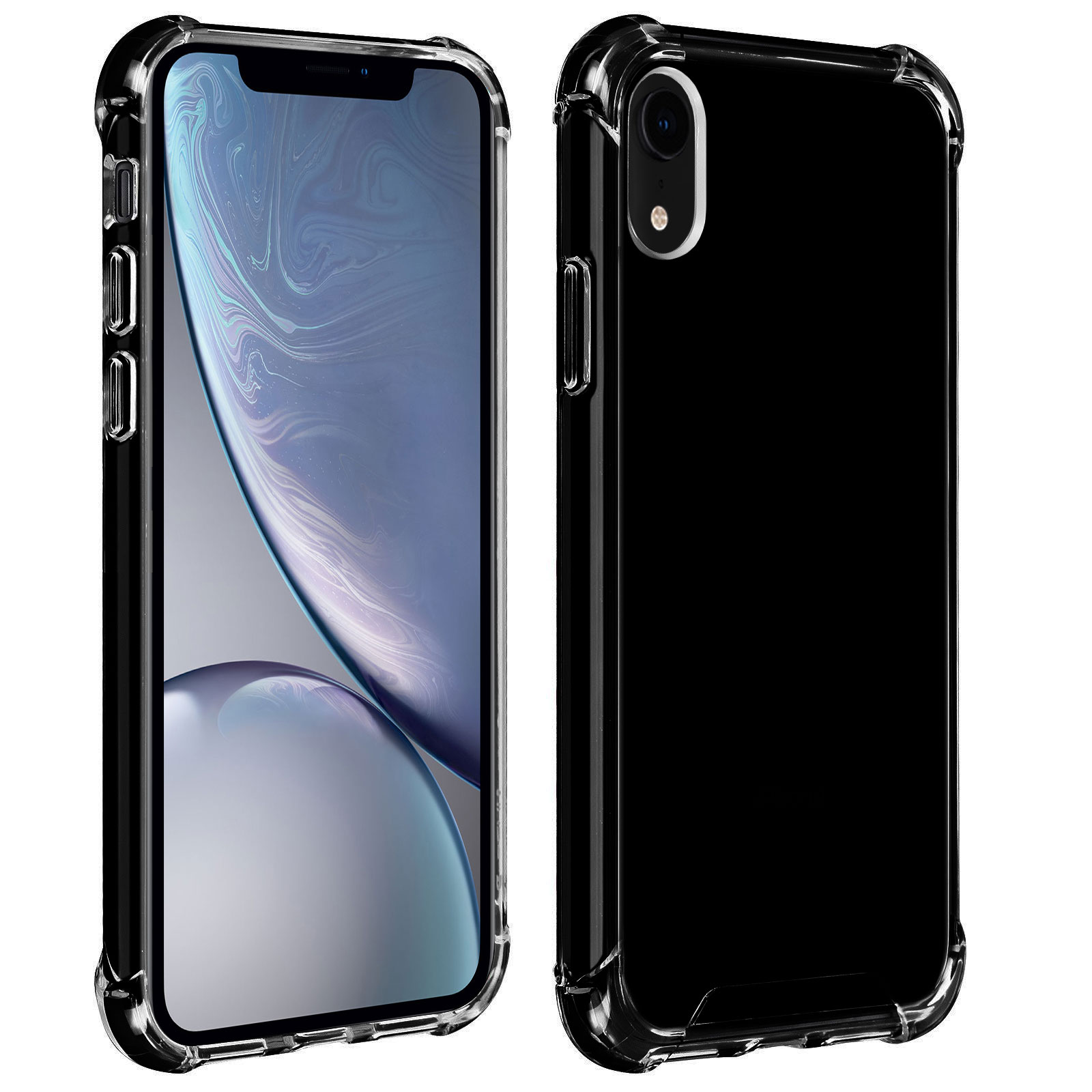 Akashi Coque TPU Angles Renforcés Noire Apple iPhone XR - Etui