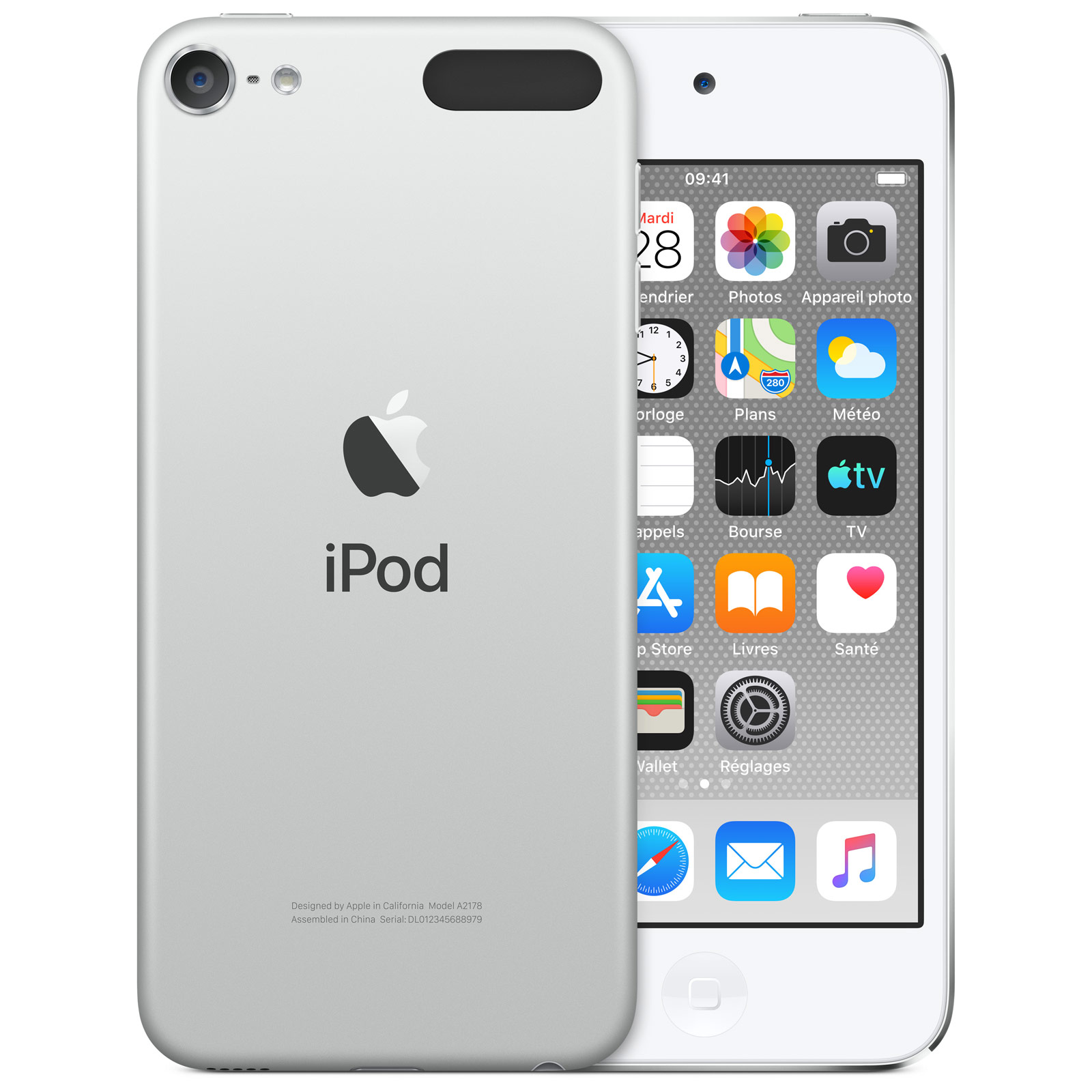 Apple iPod touch (2019) 32 Go Argent (MVHV2NF/A) Achat iPod et