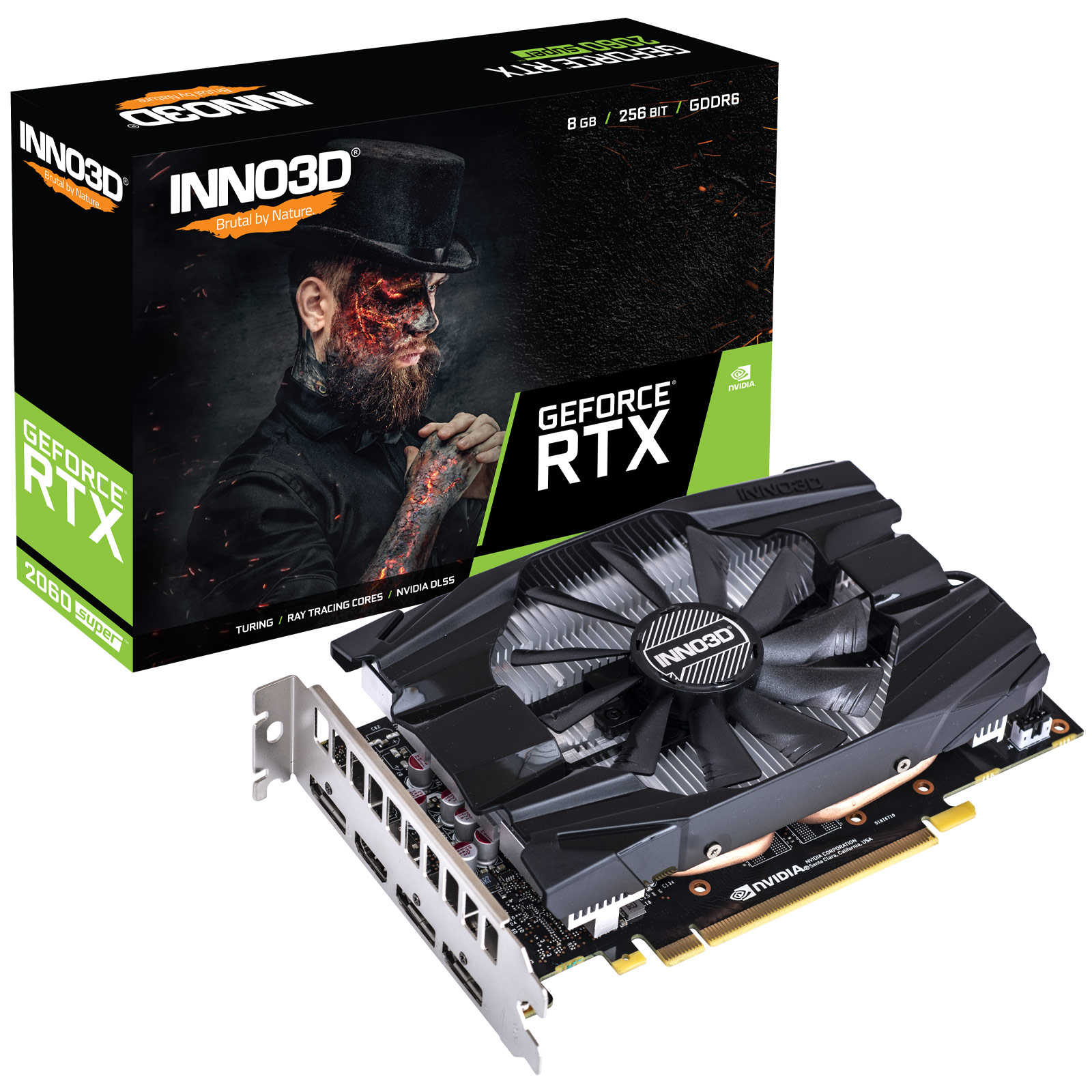INNO3D GeForce RTX 2060 SUPER COMPACT (N206S108D61710VA20) Achat