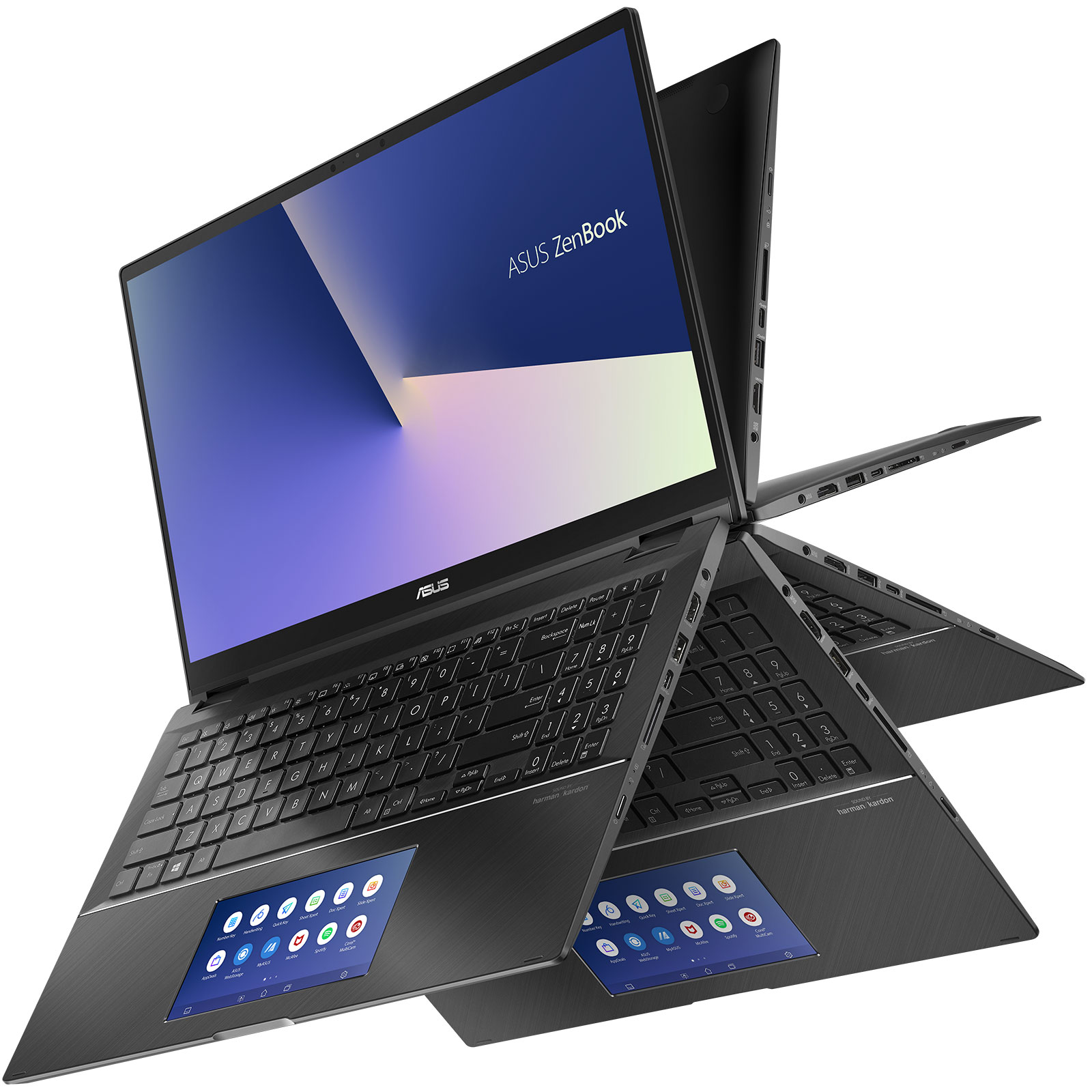 Asus Zenbook Flip 15 Ux563fd A1080r Avec Screenpad 90nb0nt1 M02110 Achat Pc Portable Asus