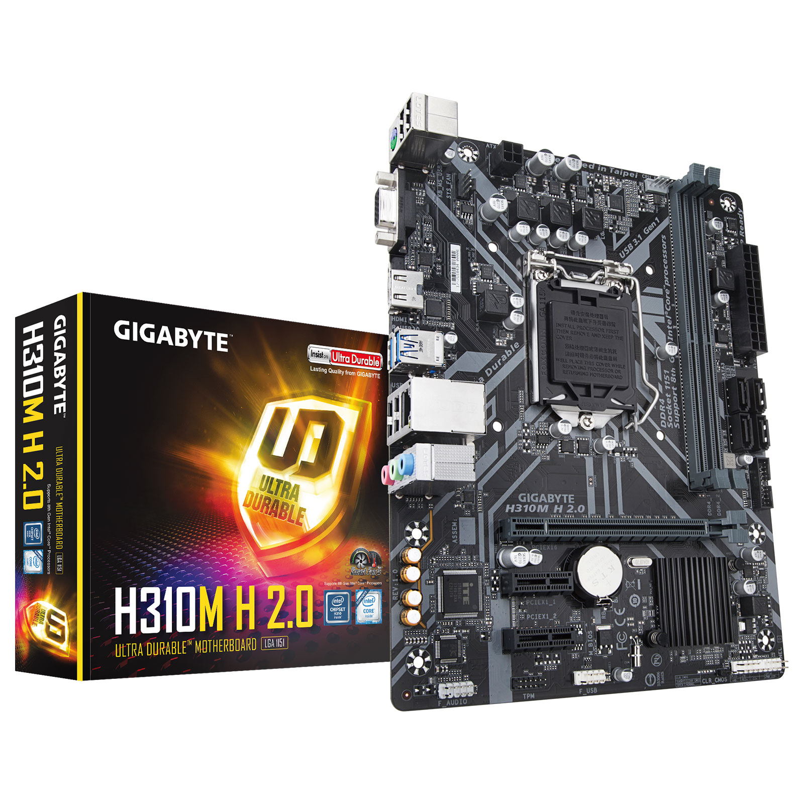 Gigabyte h310m d3h обзор