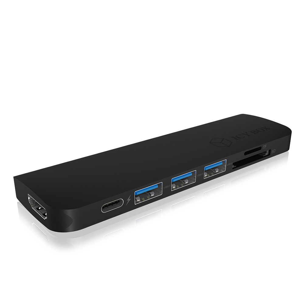 Station D'Accueil USB-C ICY BOX 11-en-1 - Double HDMI, Ethernet, 6 Ports USB - Pour PC Et Mac