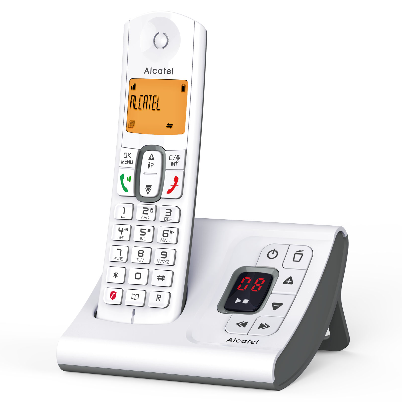 Alcatel F630 Voice Gris (F630 VOICE FR GRY) Achat Téléphone fixe