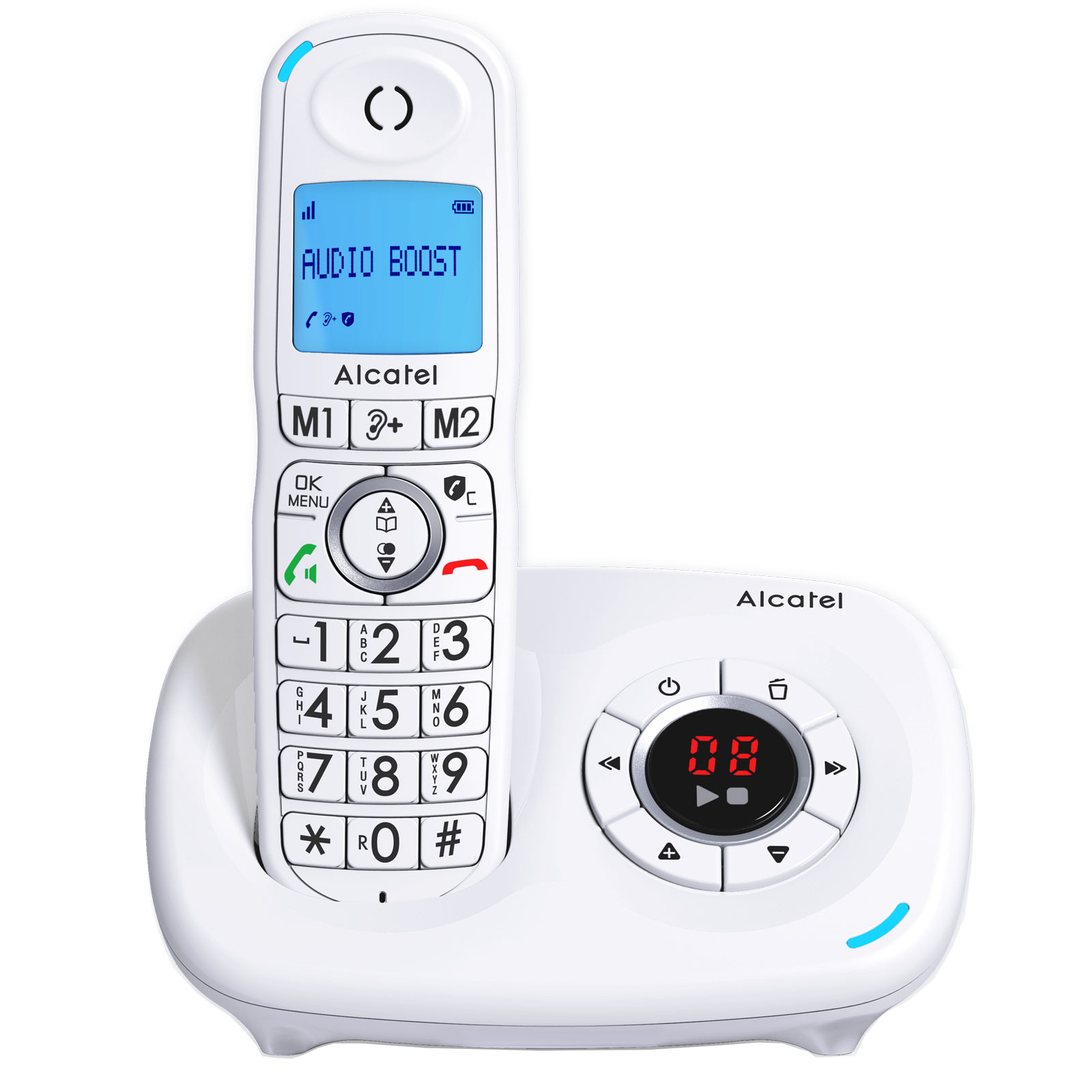 Telephone Fixe Alcatel Avec Repondeur Mode D emploi Alcatel XL585 Voice Blanc (XL585 VOICE FR WHITE) - Achat Téléphone fixe  Alcatel pour professionnels sur LDLC.pro